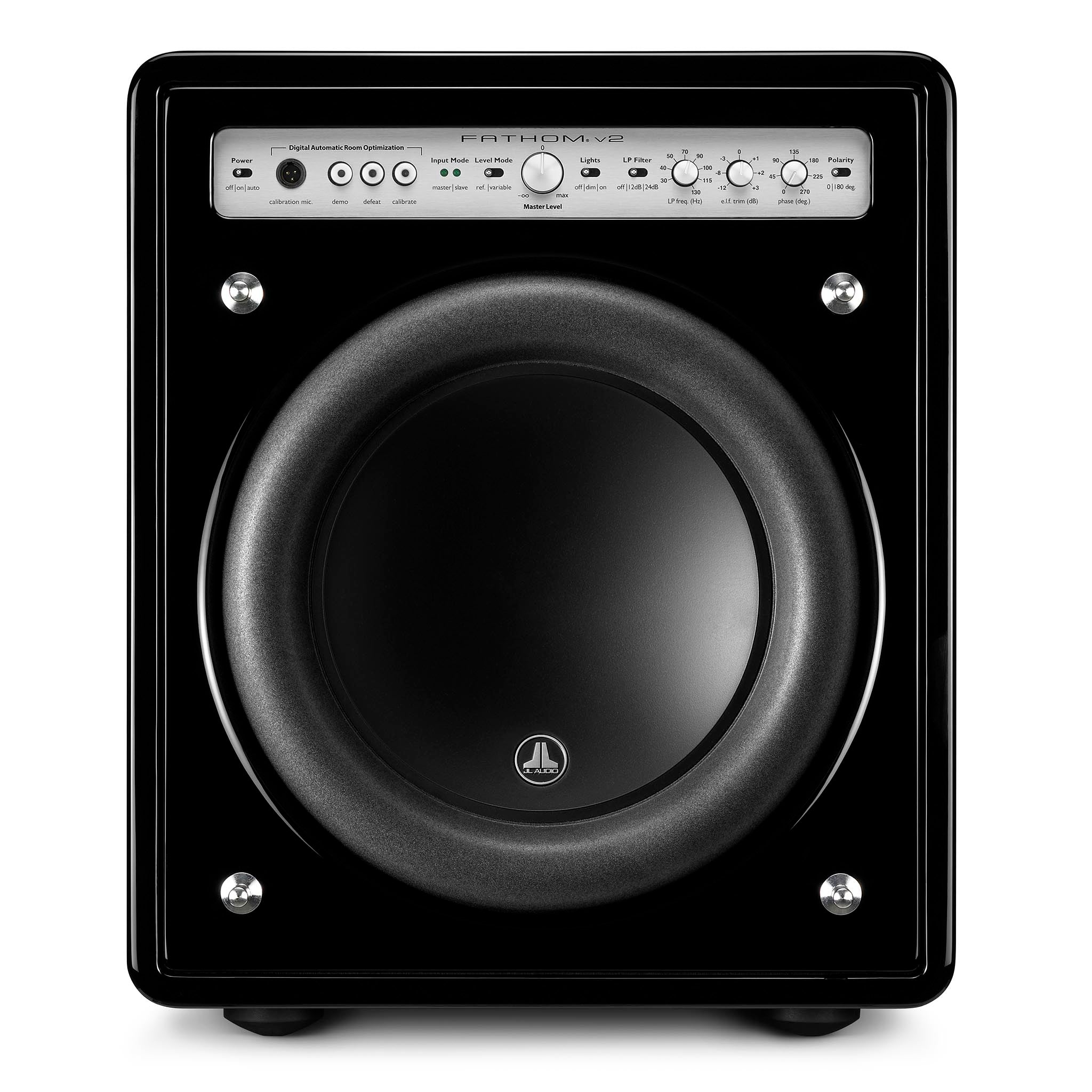 JL Audio Fathom f110v2 12-Inch Powered Subwoofer - High Performance Home Theater & Music Bass Speaker for Audiophiles - Perfect for Living Room, Home Theater, and Gaming Setup