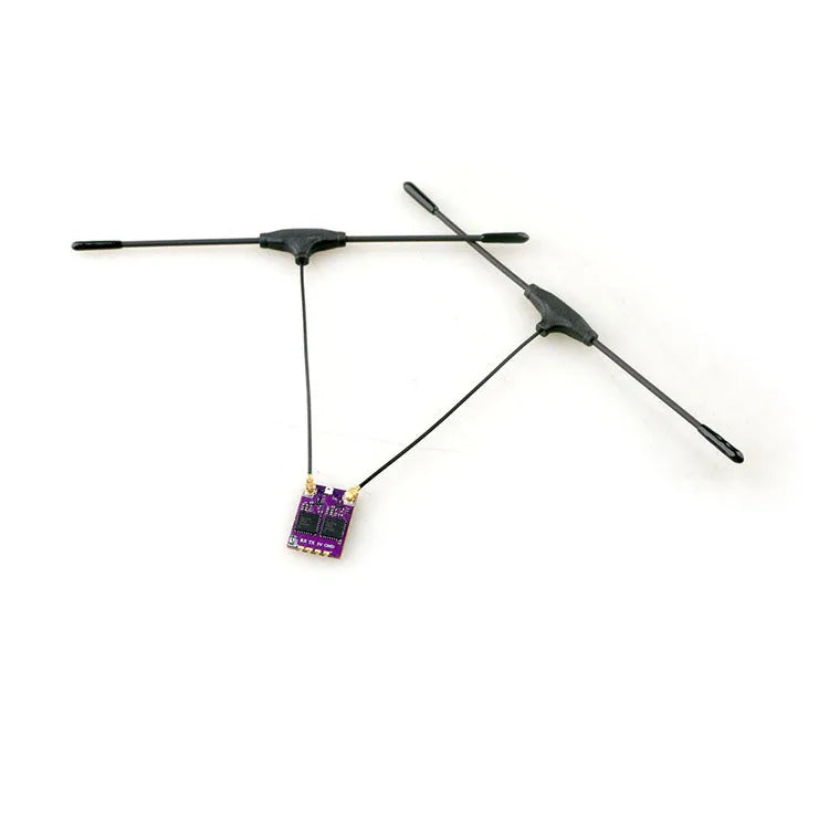 Happymodel ES900 Dual RX ELRS Diversity Receiver 915MHz 868MHz Long Range Receiver for FPV Drones and RC Aircraft - Enhanced Signal Stability for Long-Distance Flying