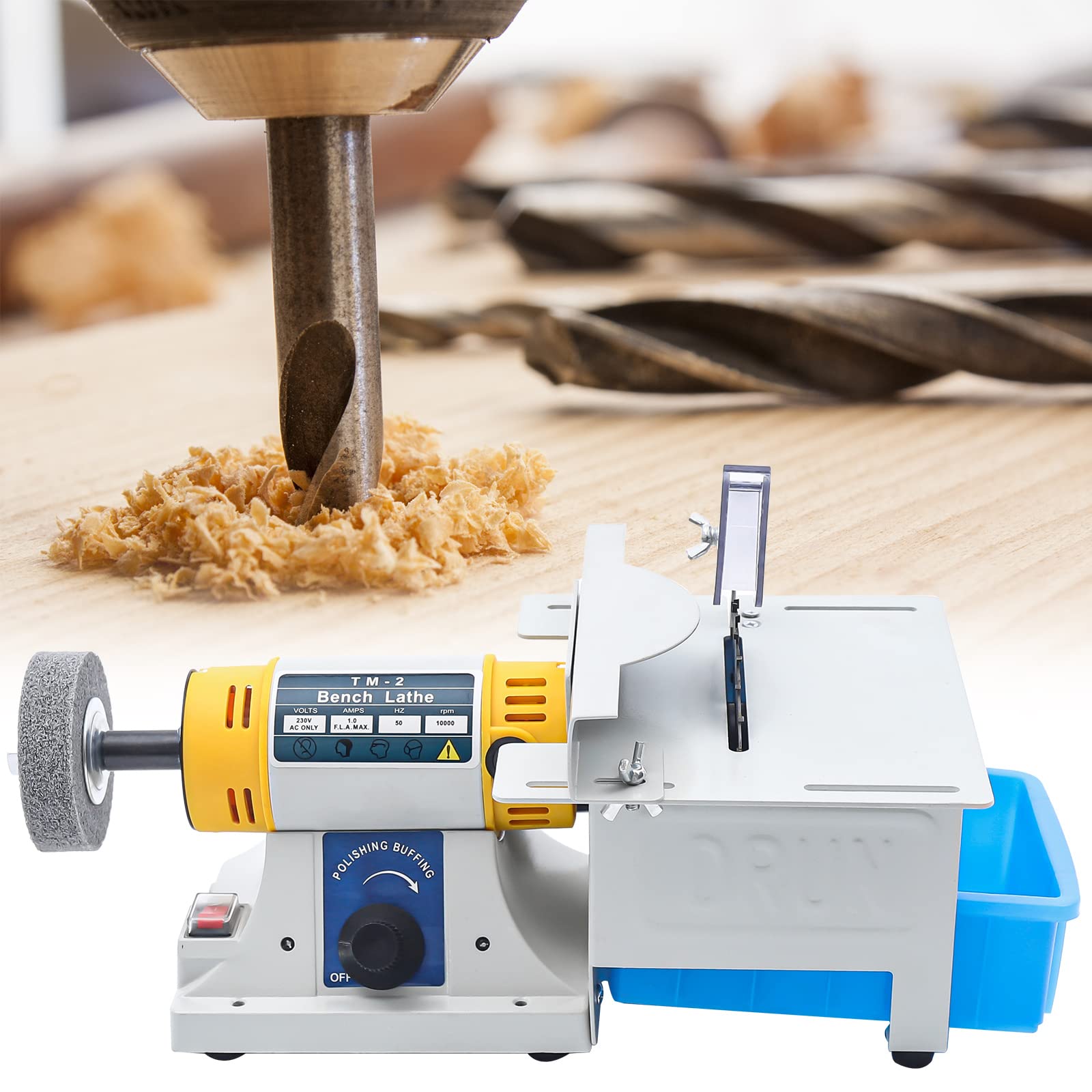 Professional 110V Mini Table Saw Jewelry Grinder Polishing Machine - Lapidary Equipment Rock Polisher with Flexible Shaft (0-10000 RPM) for Jewelry Making, Wood Carving, Amber Processing, Metal & Jade Crafting - Perfect for DIY Crafts, Gemstone Cutting & Home Workshops