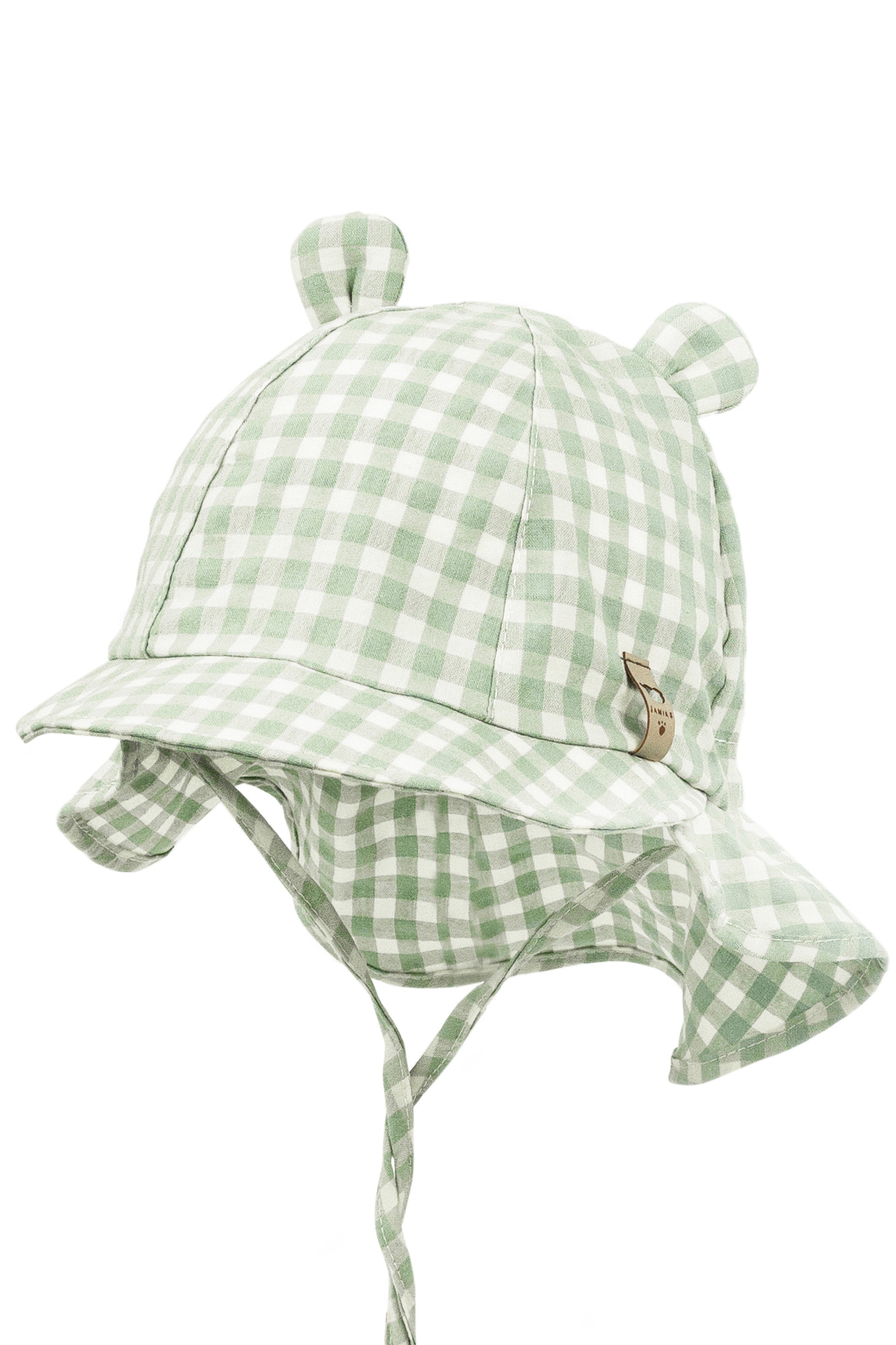 Stylish Wilder Gingham Sun Hat for Women - UPF 50+ UV Protection Wide Brim Beach Hat for Summer Outdoor Activities, Gardening, and Vacation Travel