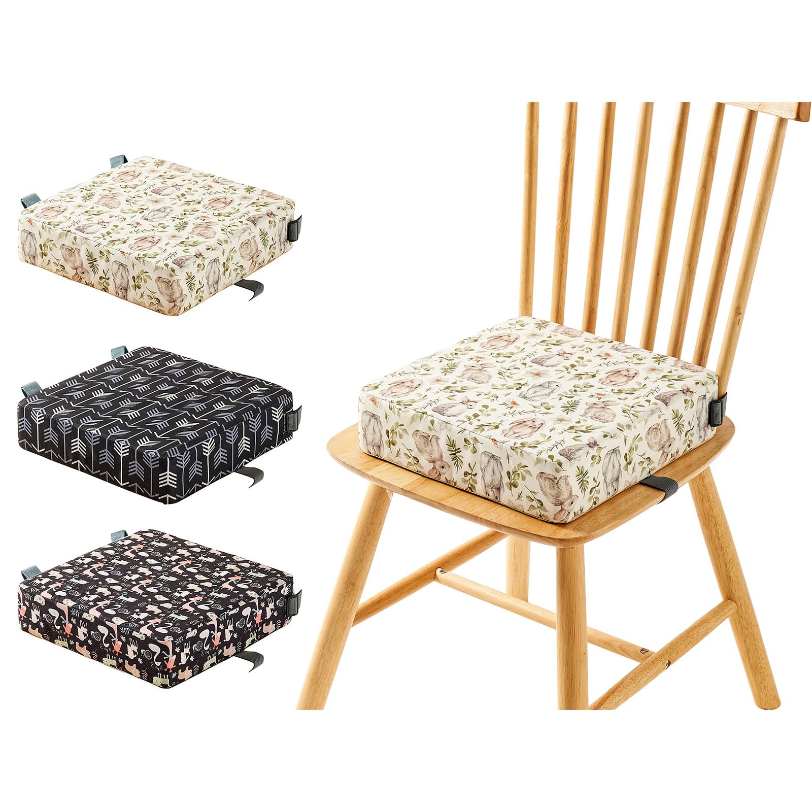 Adjustable Height Kids Chair Pad - Ergonomic Comfort & Support for Children's Chairs - Perfect for Study Desks, Playrooms & Toddler Seating