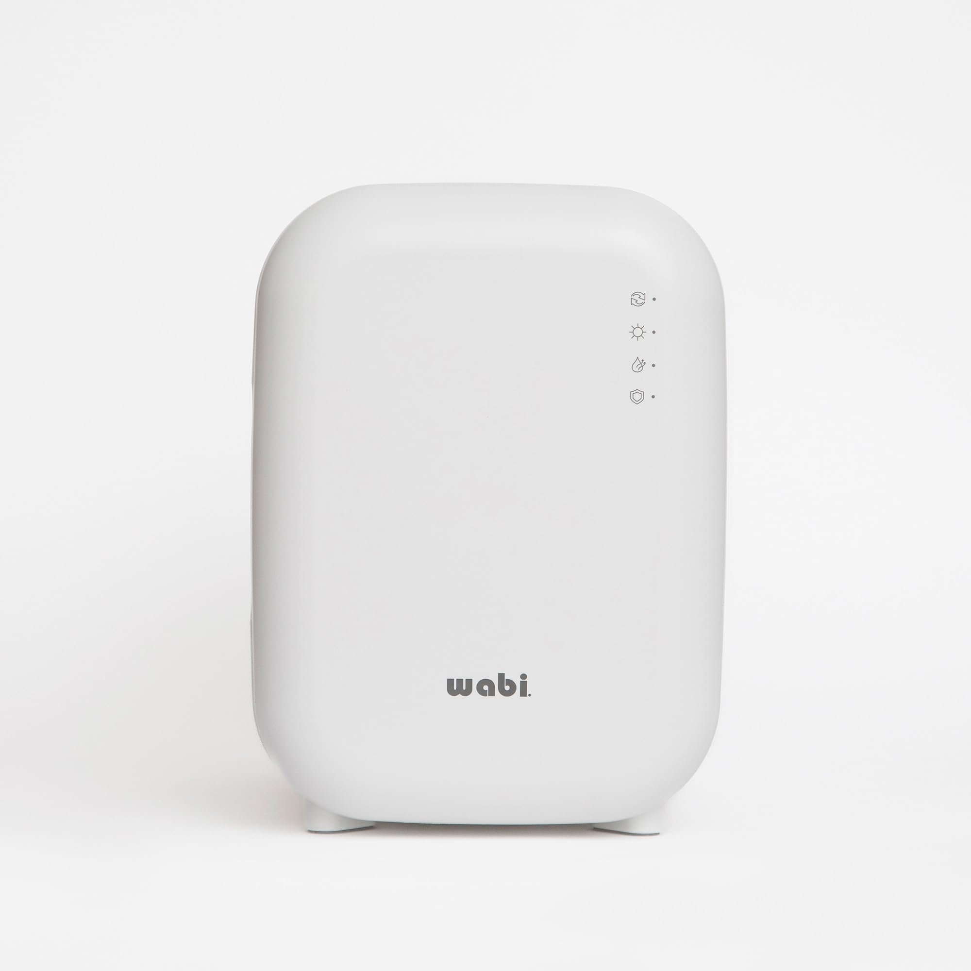 WABI UV LED 3-in-1 Sanitizer & Dryer MINI Box - Disinfect, Dry & Store Baby Bottles, Pacifiers, Electronics & More | Mercury-Free Touch Control | Smart Storage Mode (Fits 4-6 Bottles) | Perfect for Nursery, Kitchen & Travel