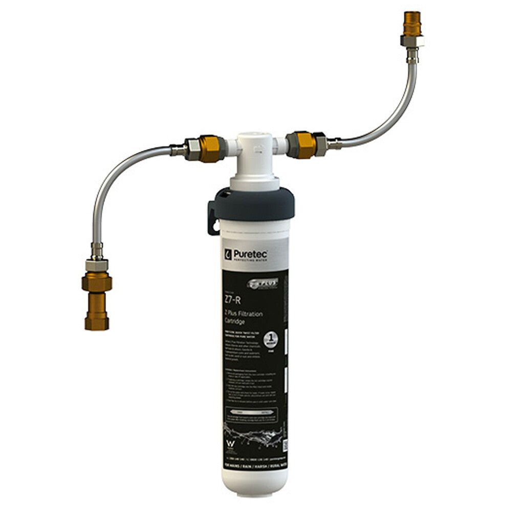 Puretec PureMix Z7 Under Sink Water Filtration System - 5-Stage Reverse Osmosis for Clean Drinking Water | Perfect for Kitchen, RV & Office Use