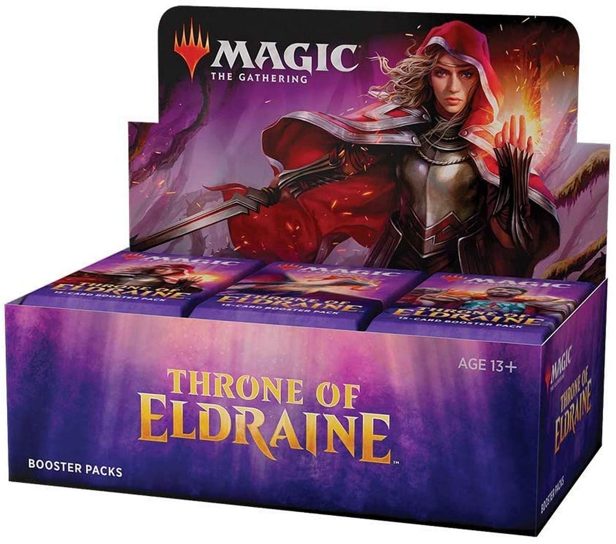 Magic: The Gathering Throne of Eldraine Booster Box - 36 Packs (540 Cards) | Factory Sealed MTG Cards | Perfect for Draft Tournaments & Collector's Storage
