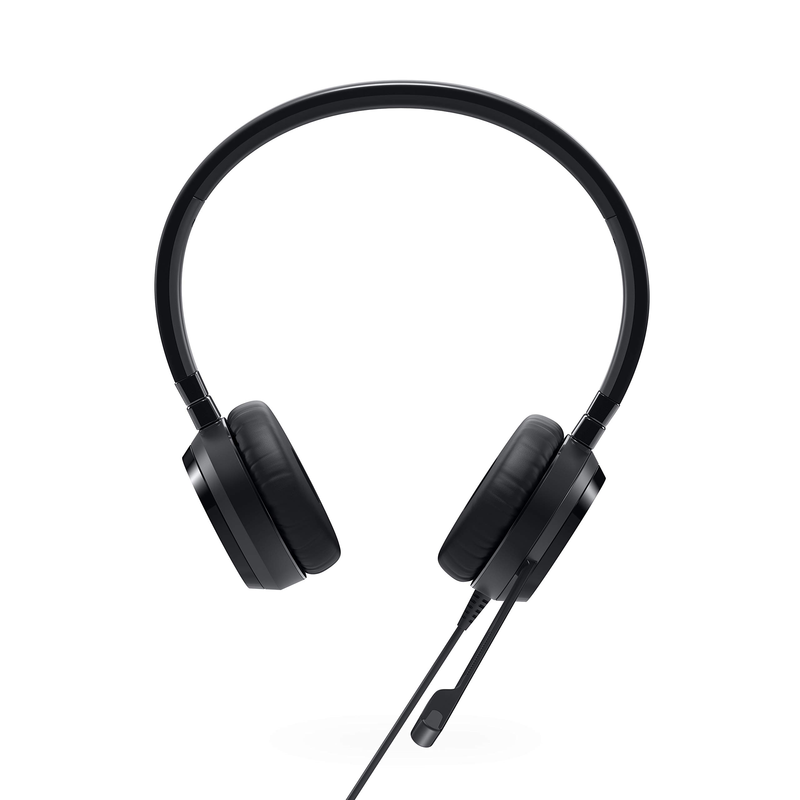 Dell Pro Stereo Headset UC350 - Noise Cancelling USB Headphones with Microphone for Office, Call Center & Remote Work | Comfortable Over-Ear Design for Long Hours Use