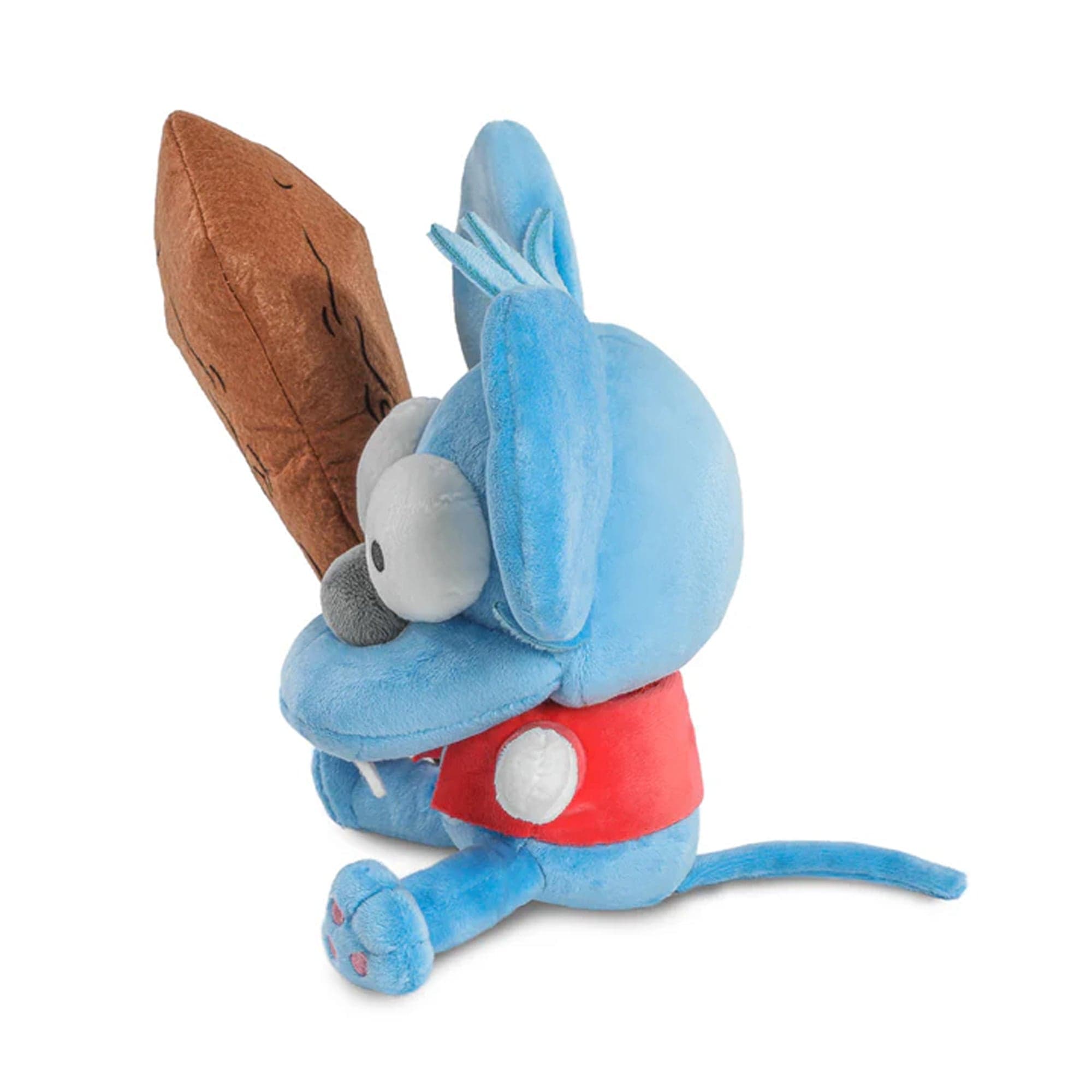 Kidrobot The Simpsons Itchy Interactive Plush Toy - Soft & Huggable Cartoon Character Stuffed Animal for Kids & Collectors | Perfect for Gifts, Bedroom Decor, and Simpson Fan Collections