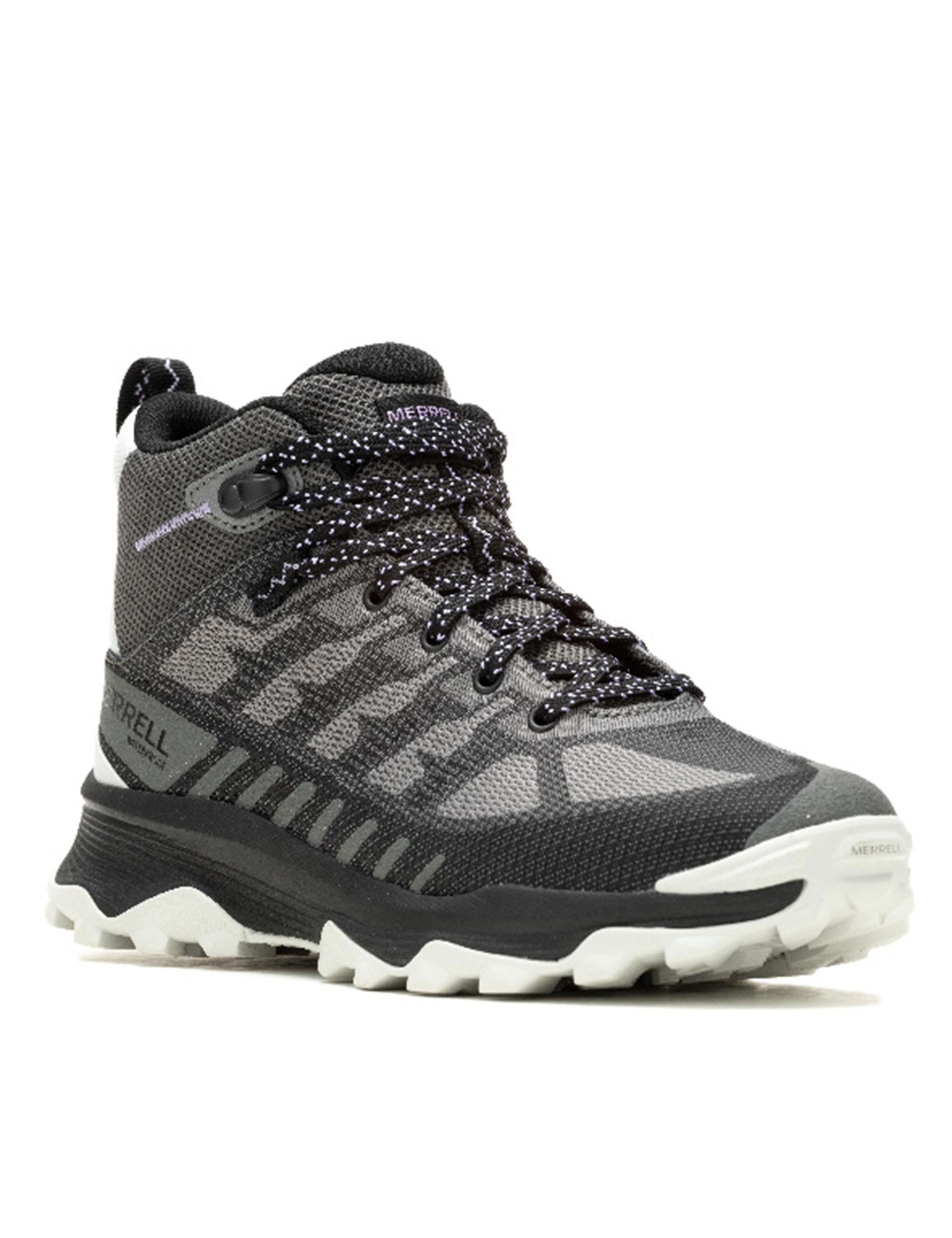 Speed Eco Mid Waterproof Hiking Boots - Charcoal/Orchid Color for Outdoor Adventures & Trail Running