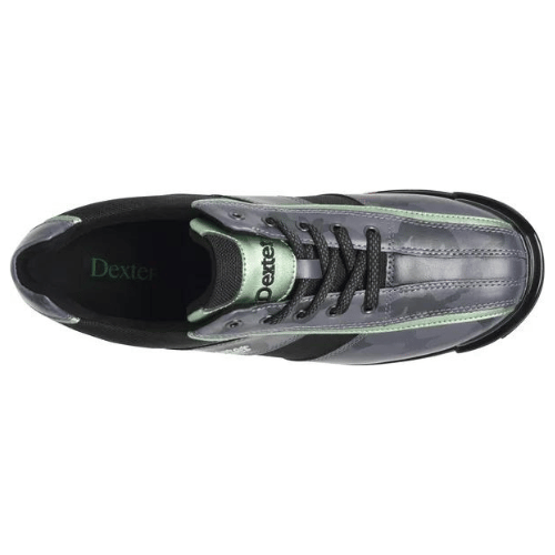Dexter Men's SST 8 Pro Bowling Shoes - Grey Camo/Metallic Green - Right & Left Hand Options - Perfect for League Play & Tournament Bowling