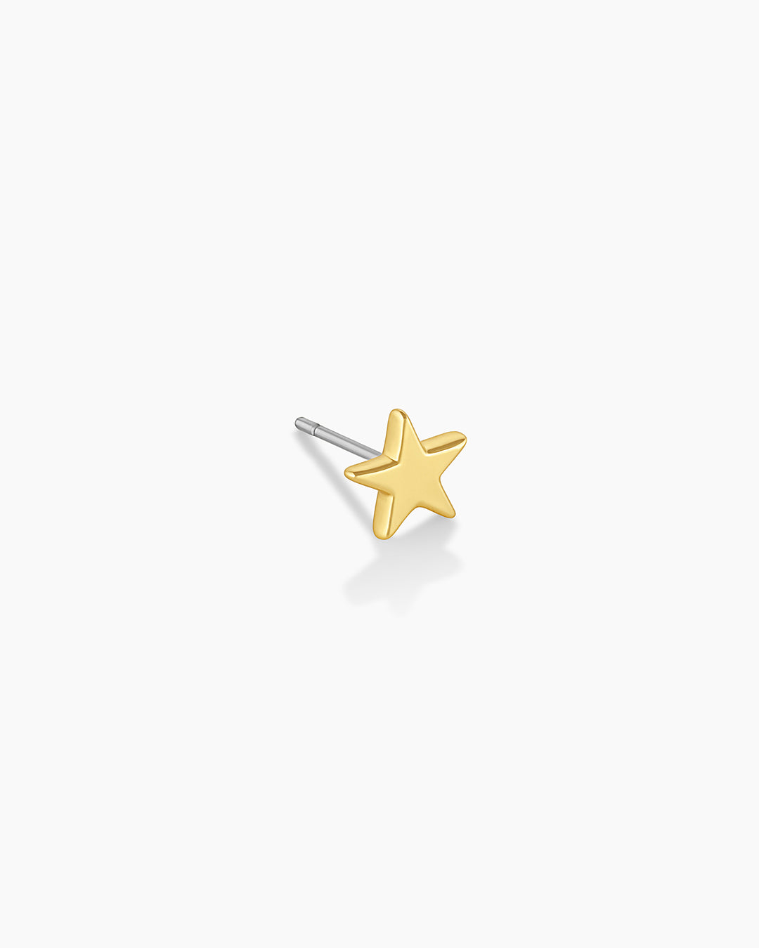 Star Single Stud Earrings for Women - Hypoallergenic Stainless Steel Earrings - Minimalist Stud Earrings for Everyday Wear, Work, and Special Occasions