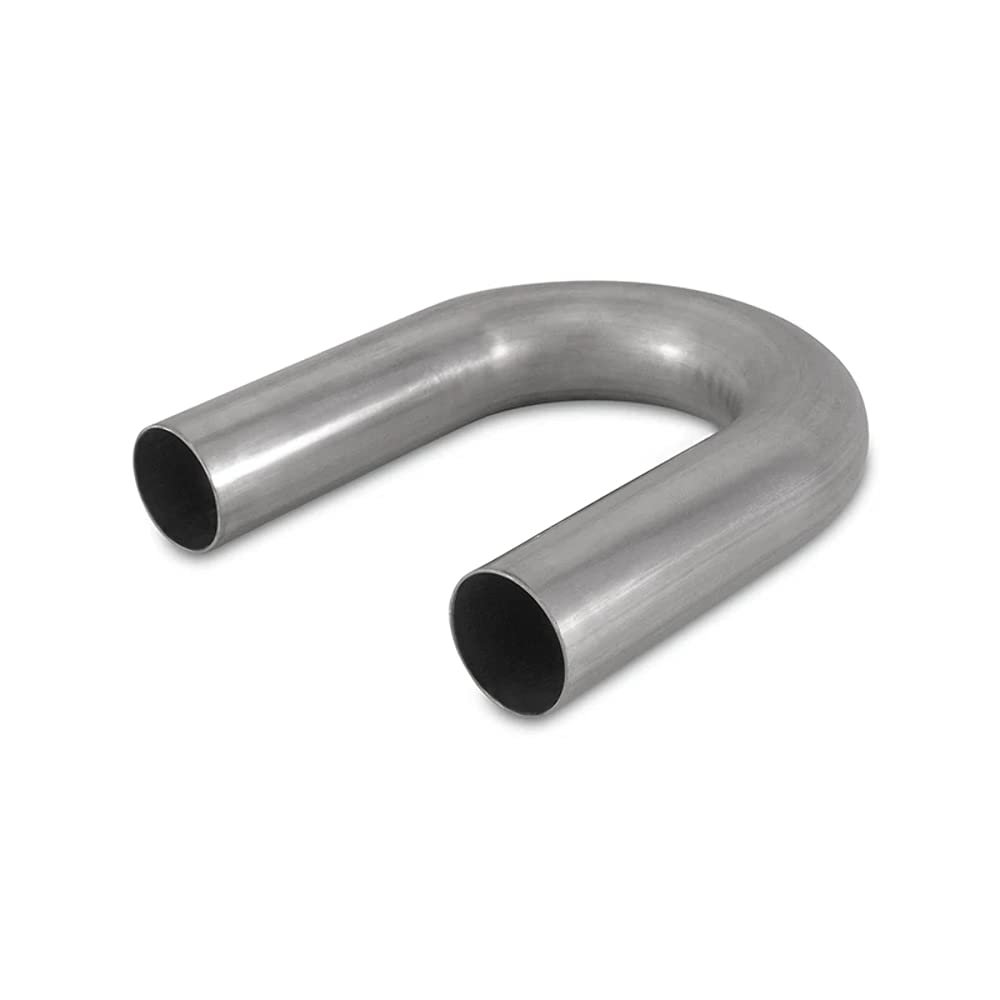 Mishimoto MMICP-SS-31 3 Inch 180 Degree Universal Stainless Steel Exhaust Pipe - High Performance Exhaust System for Cars, Trucks & SUVs