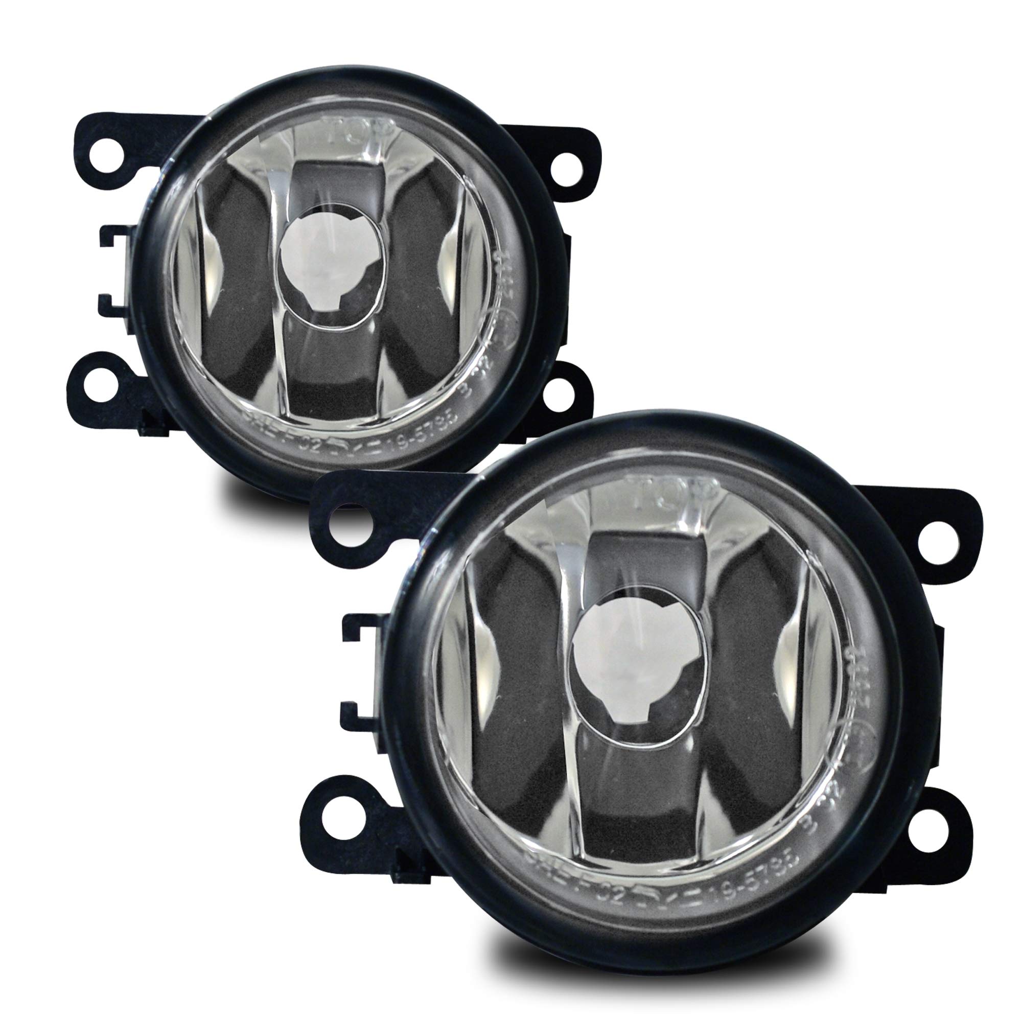 82872 Fog Lights - Clear Glass Replacement Bulbs for Cars & Trucks - Improve Visibility in Rain, Snow & Foggy Conditions