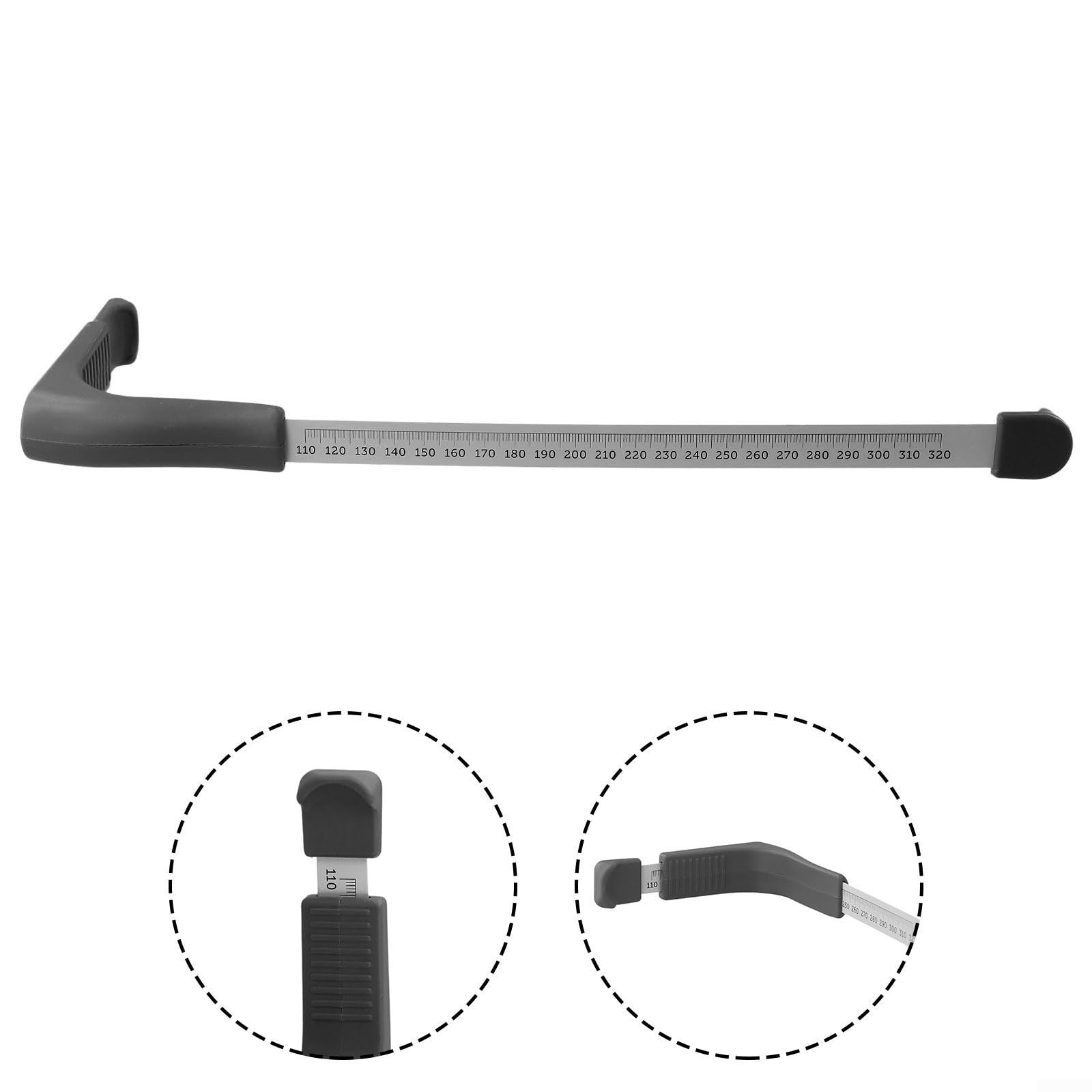 Accurate Shoe Size Measuring Device - Adjustable 110-320mm Foot Ruler for Kids, Men & Women - Perfect for Online Shoe Shopping, Fitting Rooms & Home Use