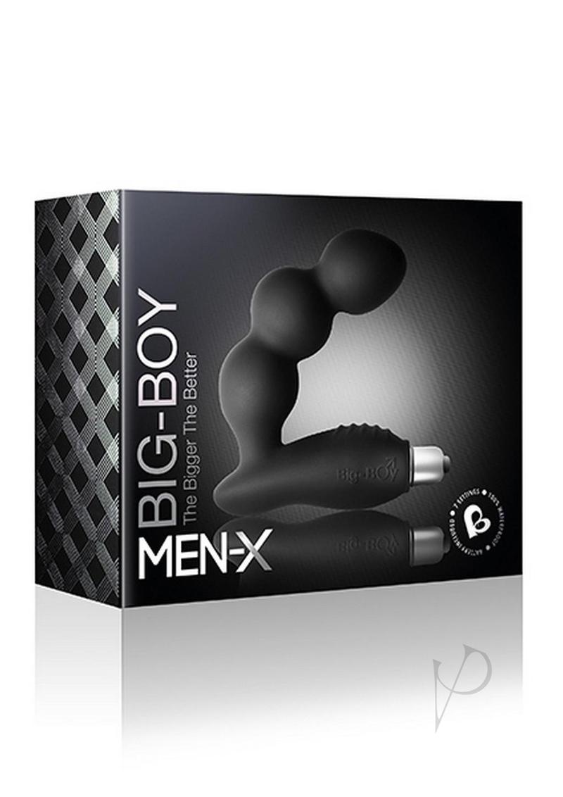 Premium Black Silicone Prostate and Perineum Massager Vibrator for Men - Big Boy Adult Toy for Enhanced Pleasure & Relaxation - Perfect for Solo Play or Couples Intimacy