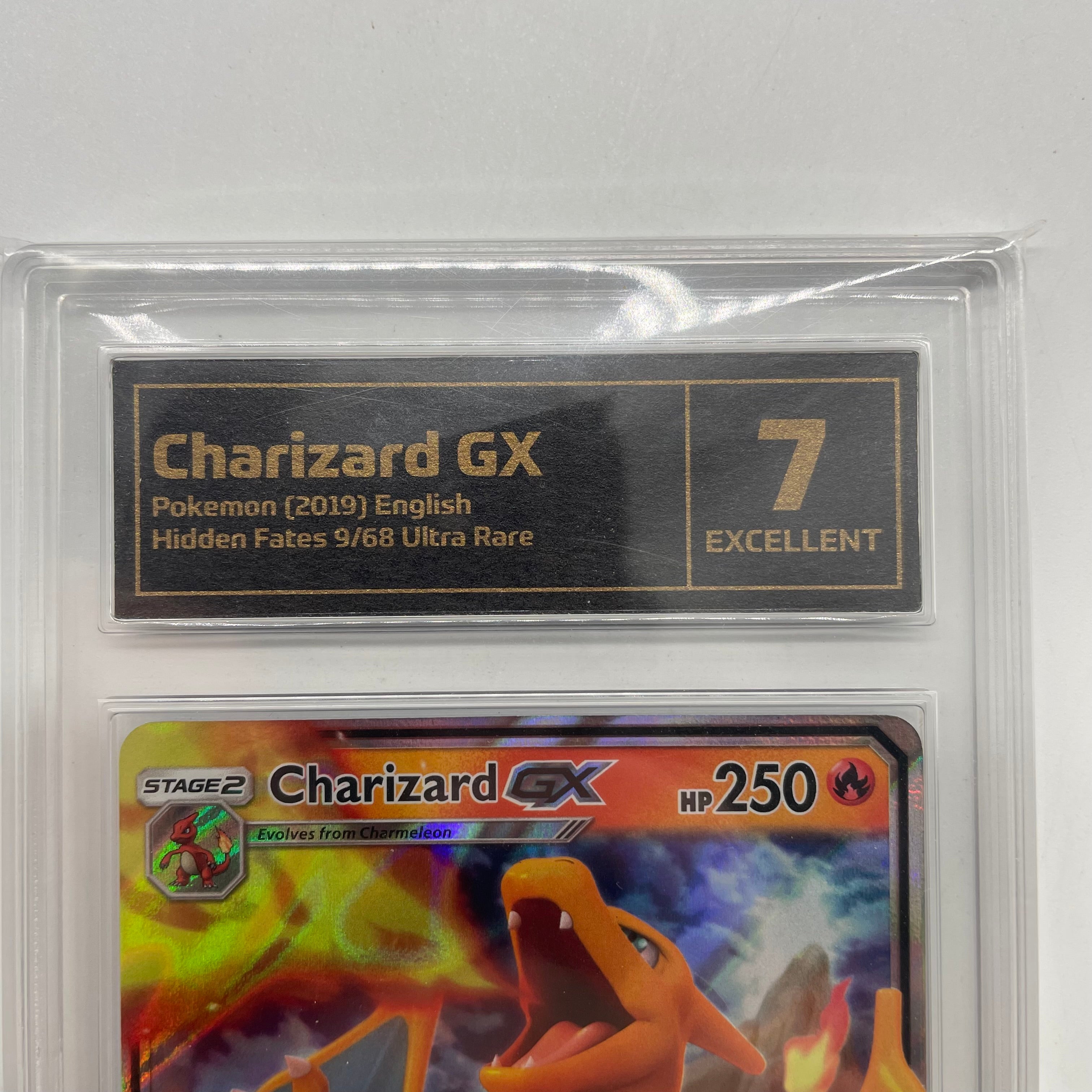 Charizard GX TCG 2019 Hidden Fates Ultra Rare PSA 7 Graded Pokémon Card - Collectible Trading Card for Battles & Display