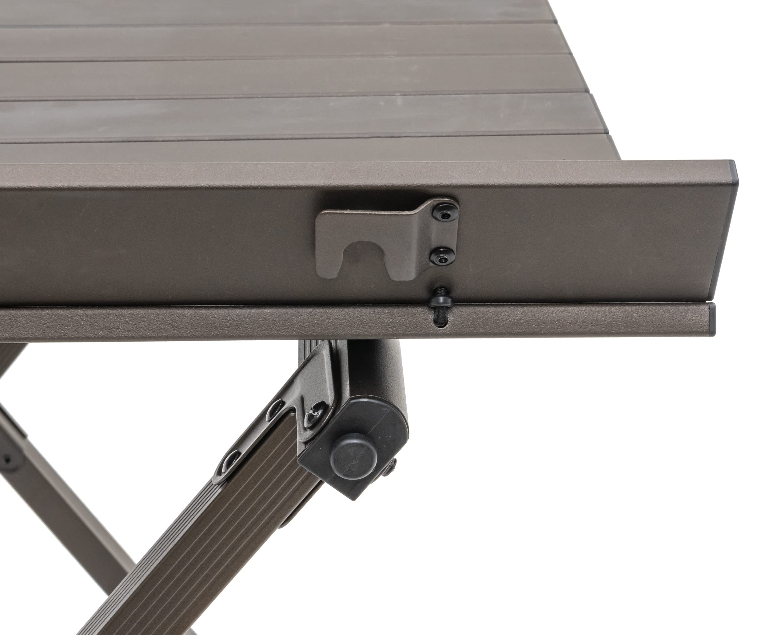 ALPS Mountaineering Folding Camping Table - Lightweight Aluminum X Frame, Easy-Clean Roll Top with Carry Bag (3 Sizes) - Perfect for Outdoor Picnics, Beach Trips, and Backyard BBQs
