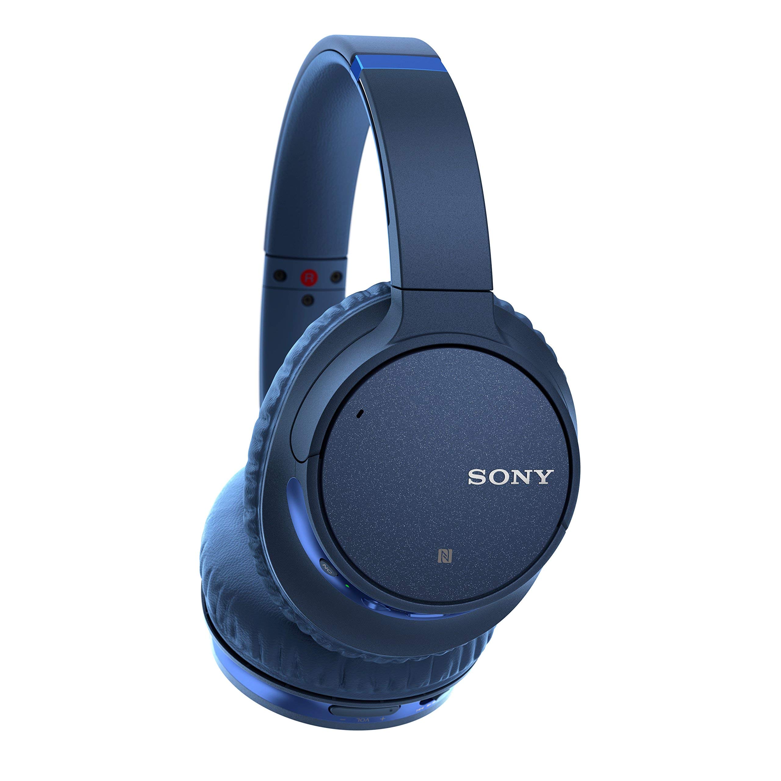 Sony WH-CH700N Wireless Bluetooth Noise Cancelling Over-Ear Headphones with Built-in Mic, Alexa Voice Control & 35H Battery - Blue (Renewed) - Perfect for Travel, Work & Music Lovers