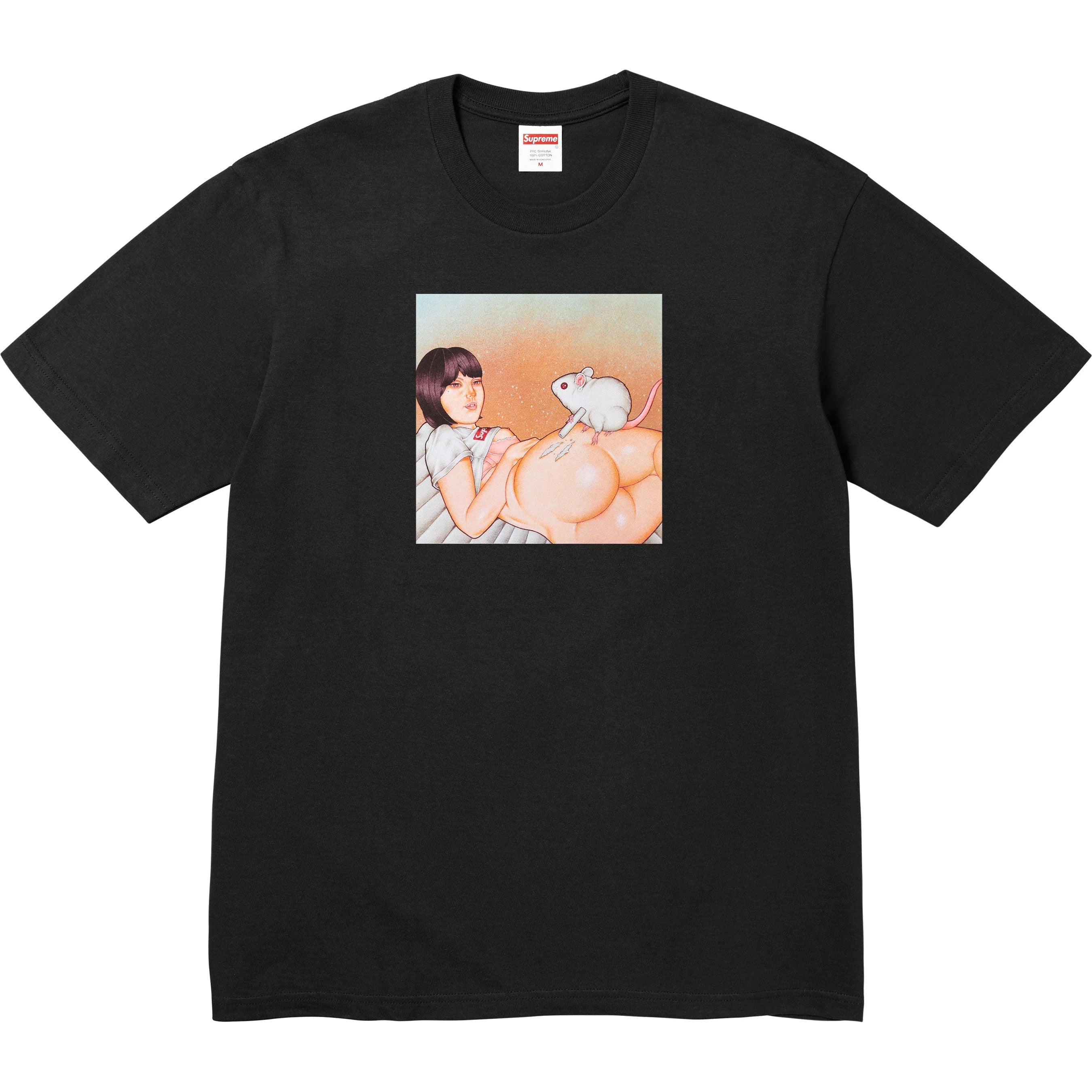 Supreme 25SS Mouse Graphic T-Shirt - Stylish Streetwear for Men & Women | Perfect for Casual Outfits, Concerts, and Urban Fashion