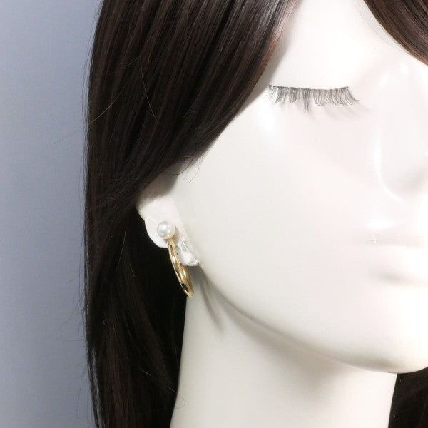 18K Yellow Gold Pearl Earrings for Women - Classic Stud Earrings with Real Pearls - Perfect for Weddings, Parties & Everyday Elegance