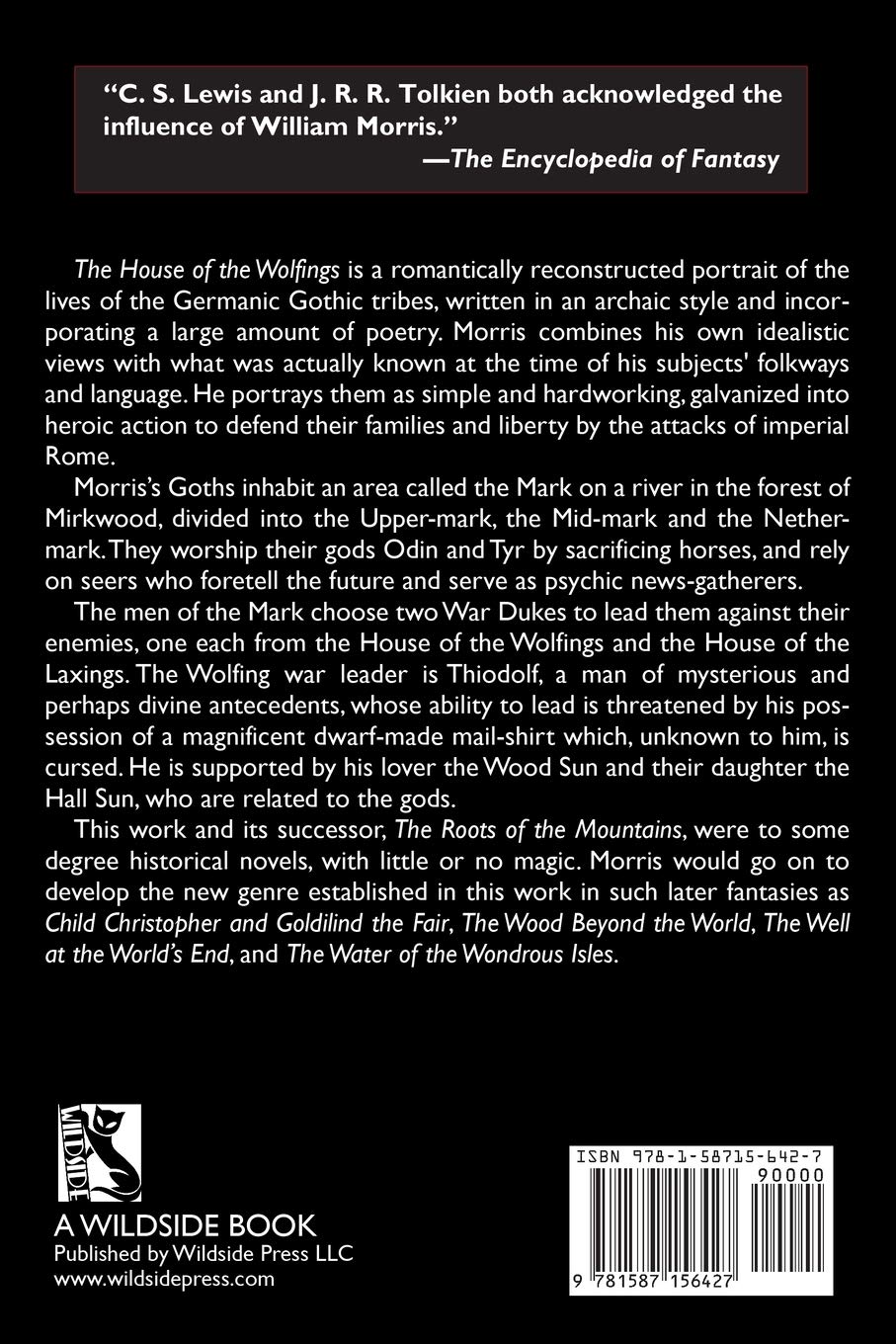 The House of the Wolfings - Classic Fantasy Novel by William Morris | Epic Adventure, Norse Mythology | Perfect for Fantasy Book Lovers & Historical Fiction Readers