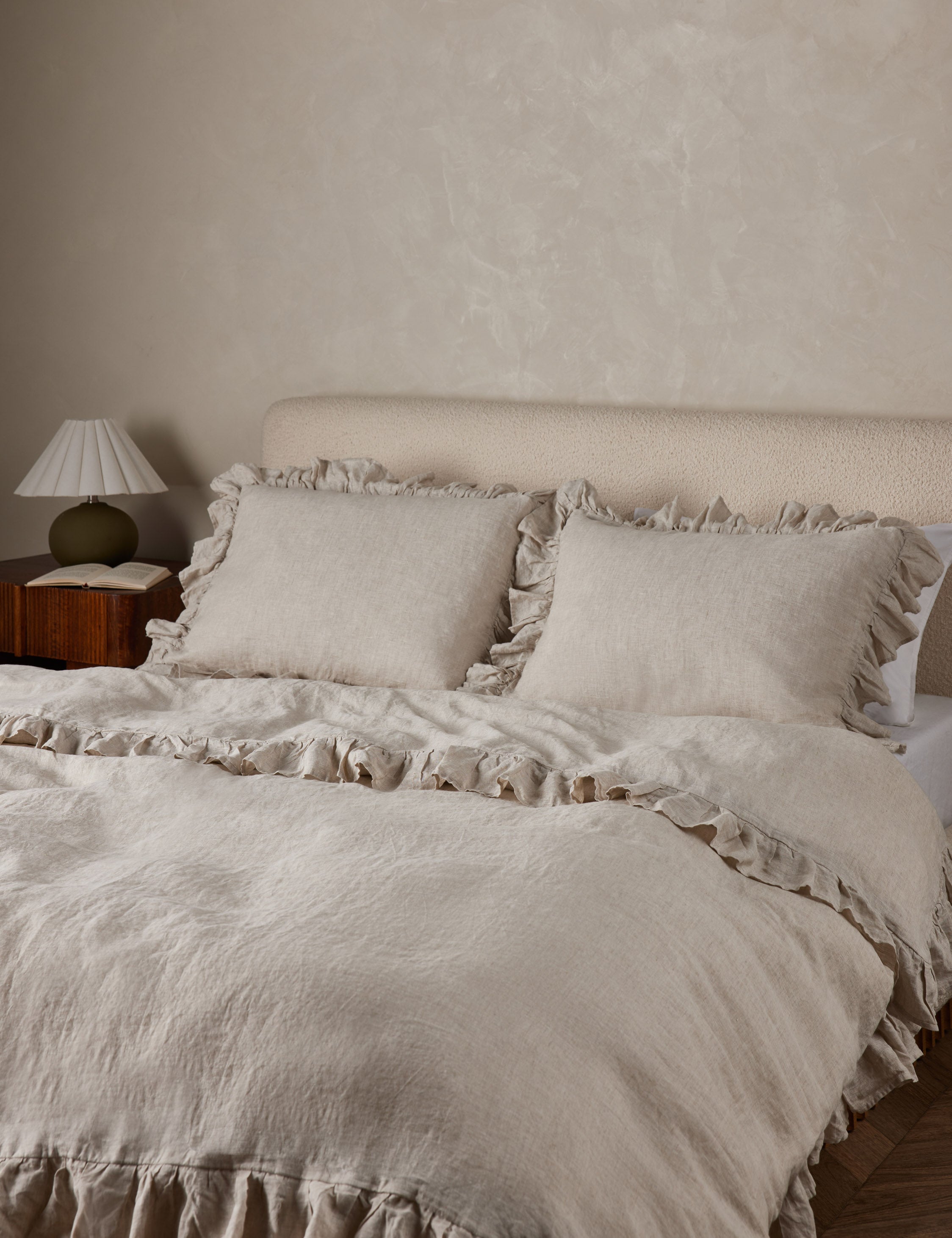 Charlie Linen Duvet Cover Set by Pom Pom at Home - Premium Soft Bedding for Cozy Bedroom Decor | Perfect for Master Bedroom, Guest Room & Airbnb Stays