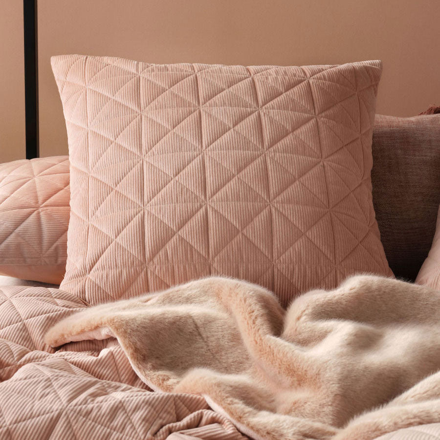 Heath Terracotta Quilt Cover Set for Single Bed | 100% Cotton Bedding Set | Perfect for Cozy Bedrooms & Guest Rooms