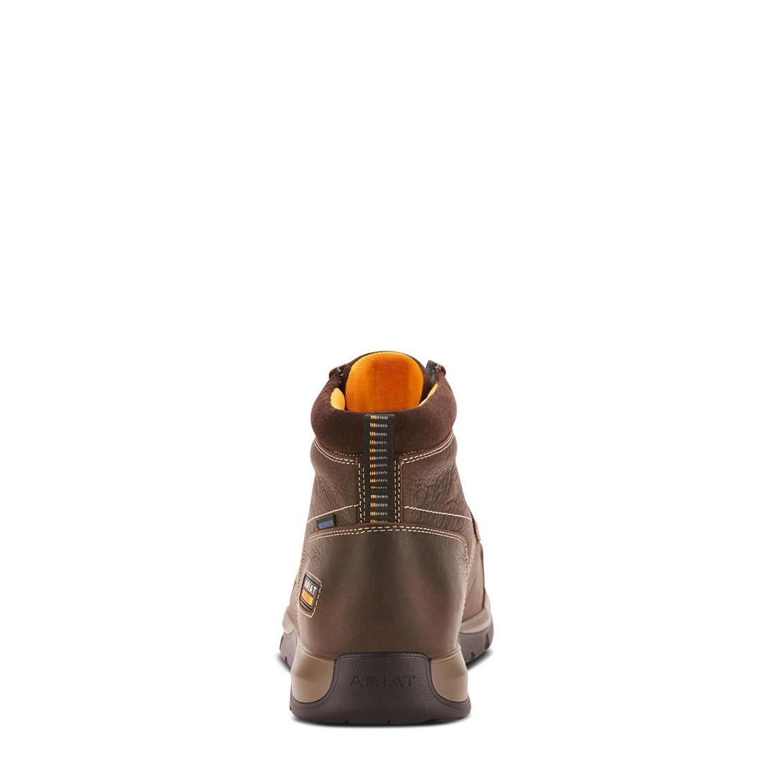 Edge LTE Composite Toe Waterproof Chukka Work Boot Dark Brown