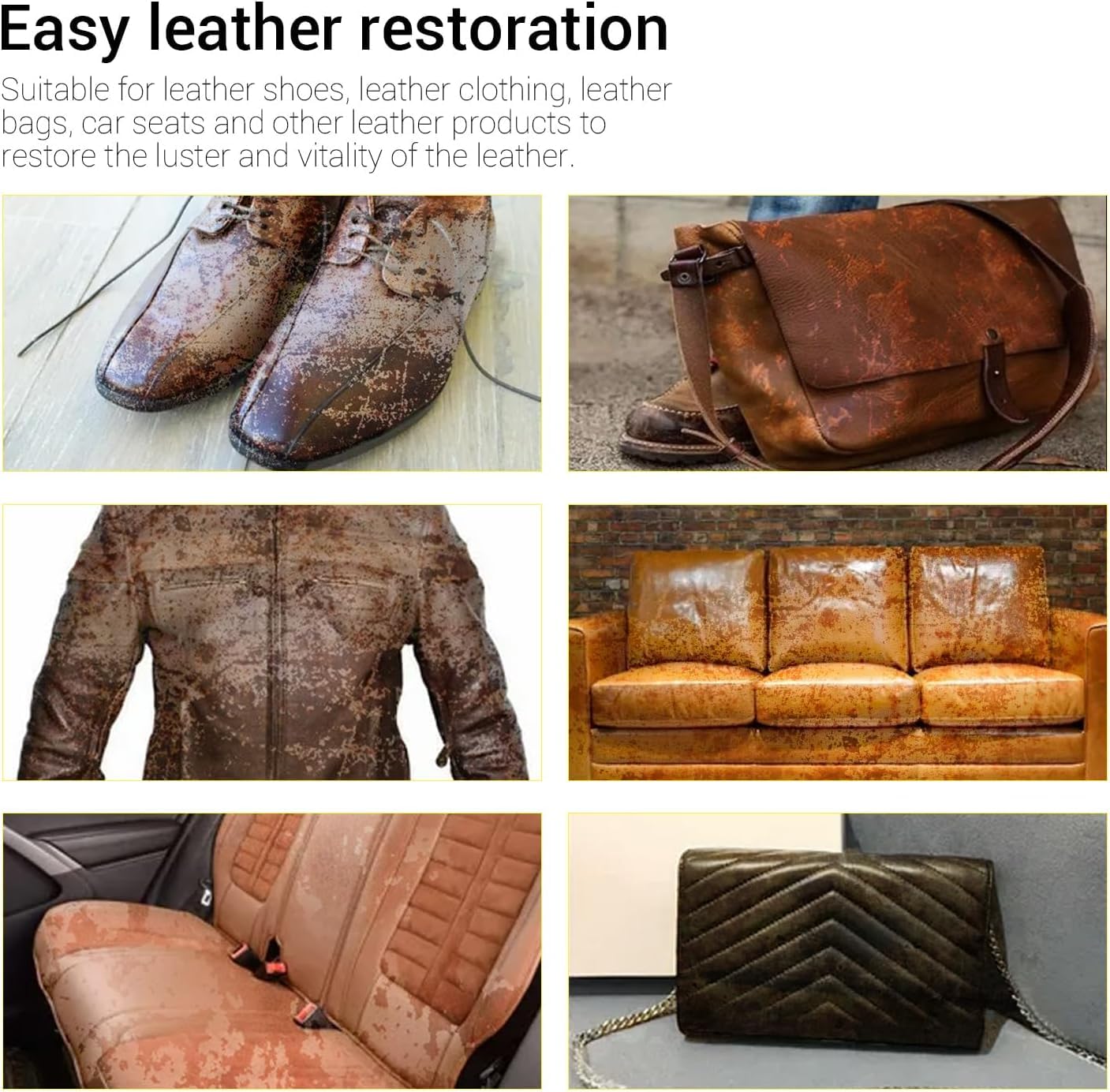 **XAVRY Leather Repair Cream - Liquid Shoe Polish & Shine for Shoes, Bags & Furniture | Protects Leather from Scuffs & Scratches | Natural Shoe Care Cream with Sponge Applicator | Perfect for Boots, Handbags & Sofas**