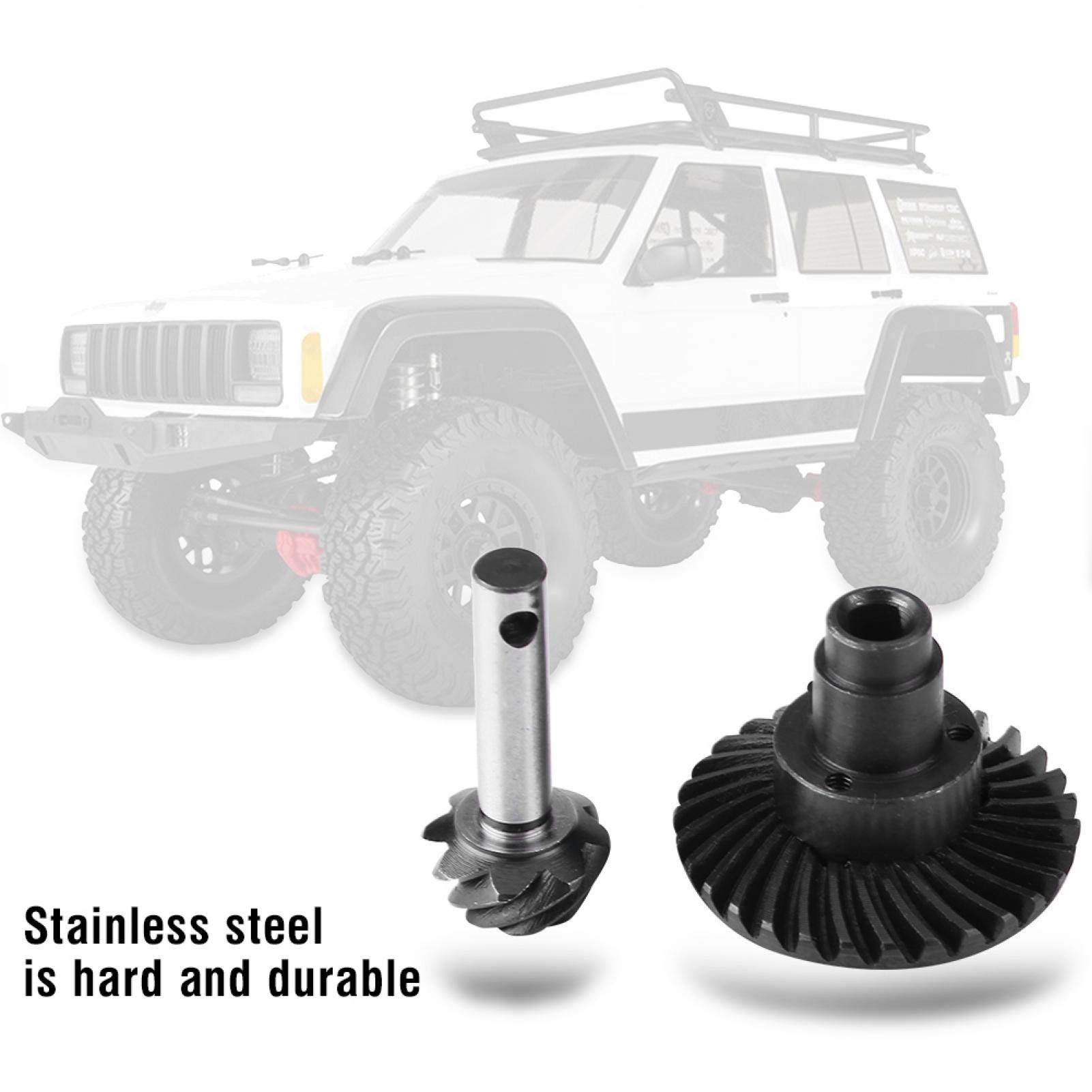 Stainless Steel RC Bevel Gear Set 8T 30T - High Precision Bevel Gears for RC Cars, Toy Vehicles & DIY Robotics Projects - Perfect for Upgrades, Repairs and Custom RC Builds