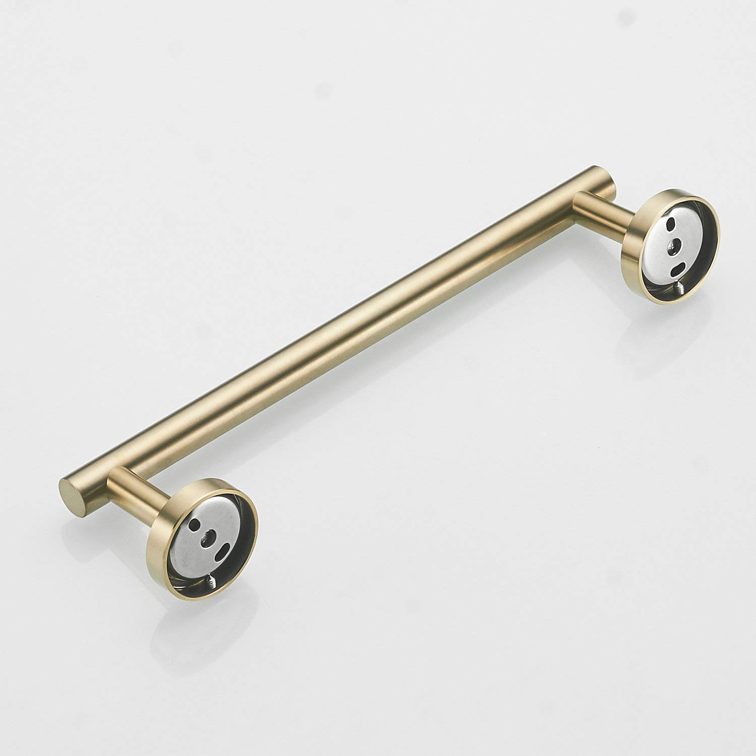 30 cm Brushed Gold Stainless Steel Single Towel Bar - Wall Mount Bathroom Towel Rack by Leekayer - Perfect for Modern Bathrooms & Spa-Like Home Decor