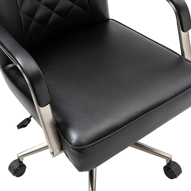 Egmont Waterproof 360 Degree Swivel Office Task Chair - Ergonomic Desk Chair for Home & Office Workspace, Gaming, and Study