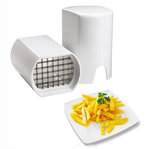 Best Potato Chipper & Vegetable Cutter - Stainless Steel Chips Maker for French Fries, Waffle Potatoes & Apple Slicing | Perfect for Home Cooking, Meal Prep & Party Snacks