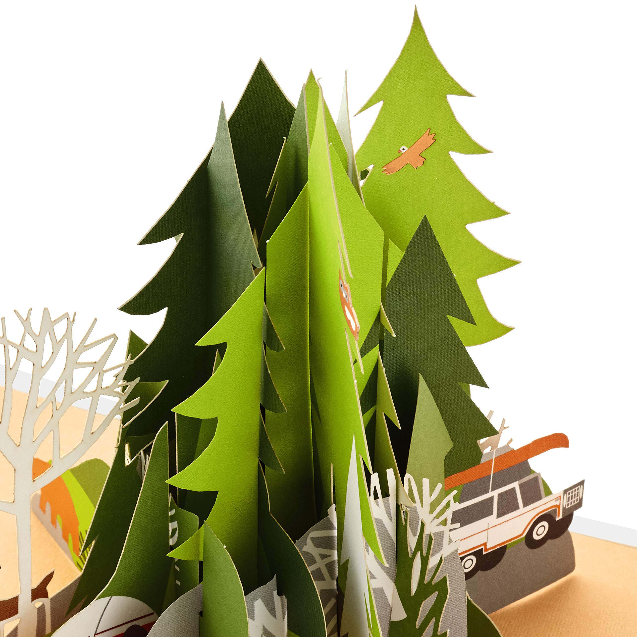 Hallmark 3D Pop Up Birthday Card for Men - Adventure Awaits Signature Paper Wonder | Perfect for Husband, Boyfriend, Father's Day & Special Occasions