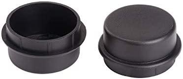 2 PCS Plastic Front Hub Dust Cap Cover for Club Car DS & Precedent Golf Carts - 10L0L - Protects Wheel Bearings from Dirt & Debris on Golf Courses & Outdoor Use