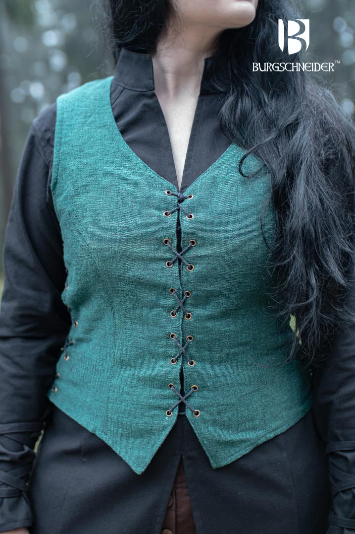 Marian Green Vest for Women - Lightweight Outdoor Jacket for Hiking, Running & Travel | Casual Layering & Active Wear