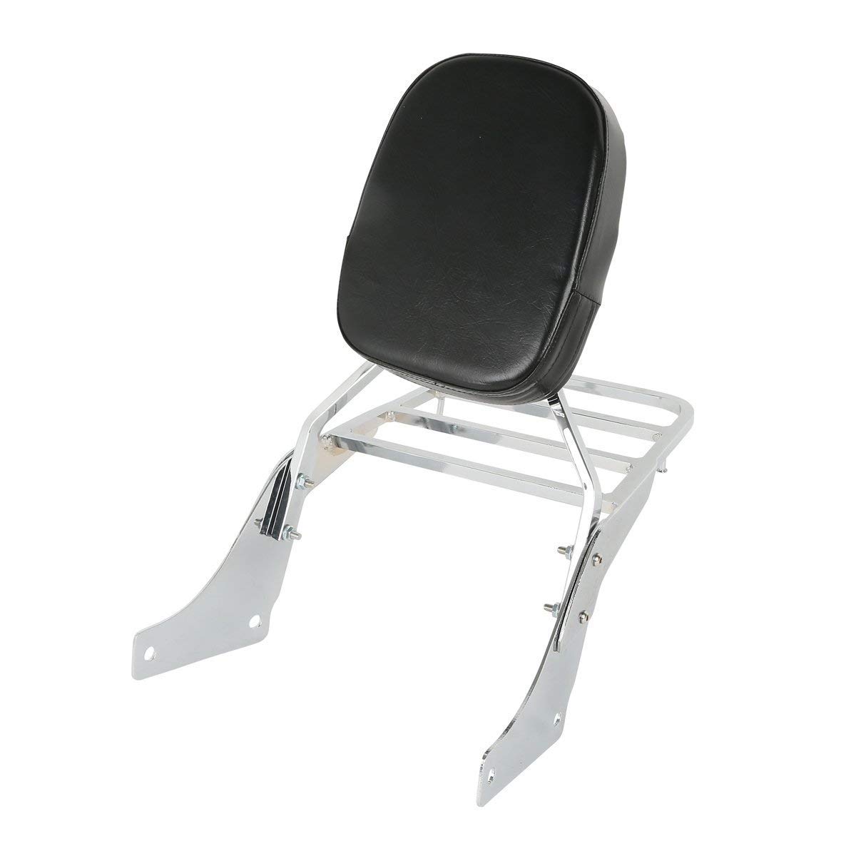 TCMT Detachable Stealth Luggage Rack & Backrest Sissy Bar for Honda Shadow SABRE ACE 1100 - Motorcycle Storage Solution for Long Rides & Touring