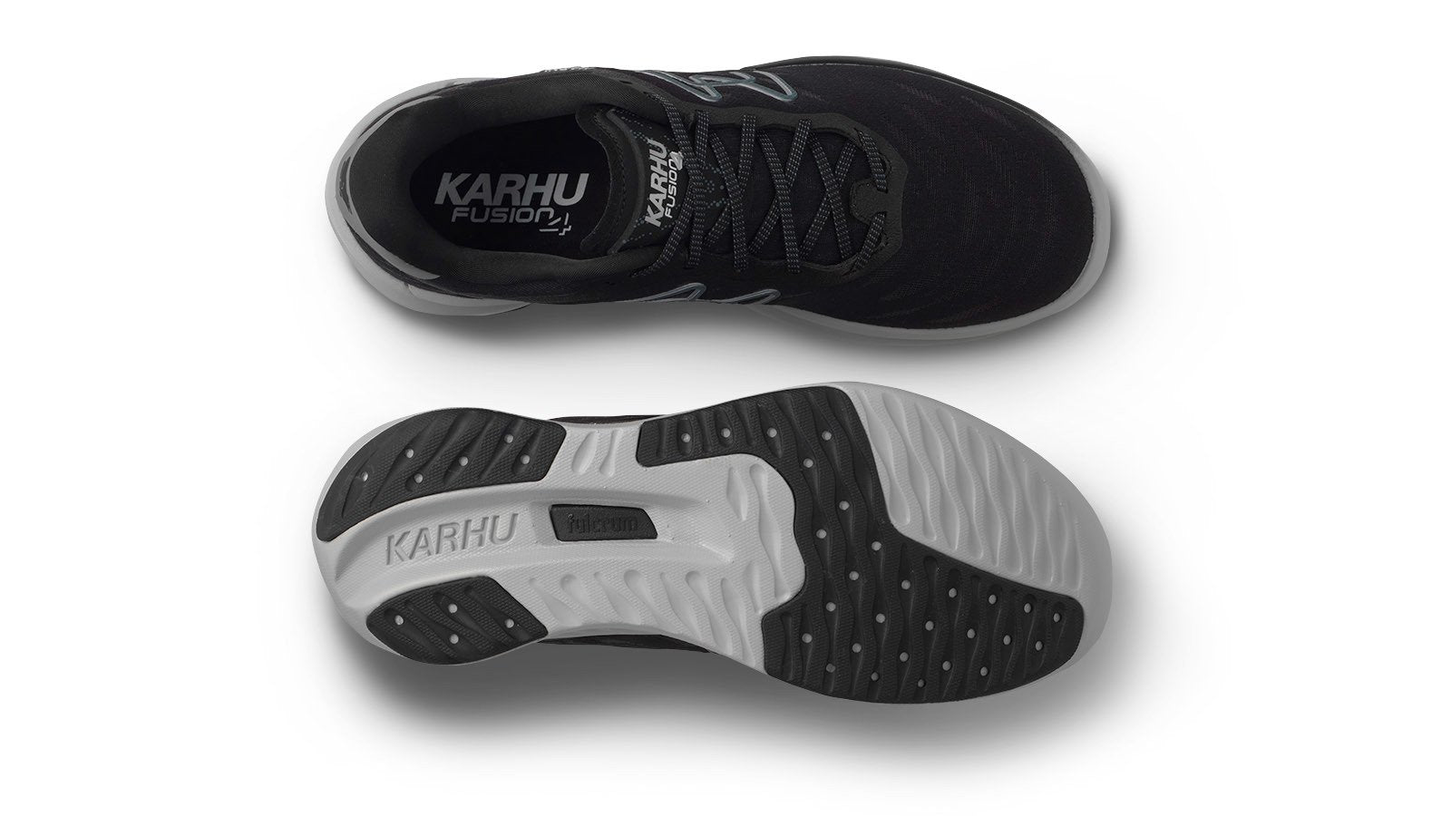 Women's Fusion 4.0 Running Shoes - Black/Stormy Weather - Lightweight & Cushioned for Jogging, Gym Workouts & Daily Walking