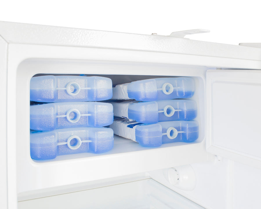 Accucold 20-Inch Wide Built-In Refrigerator Freezer - ADA Compliant, Energy Efficient, Stainless Steel (Model ADA302RFZTBC) - Perfect for Small Kitchens, Offices, and ADA Accessible Spaces