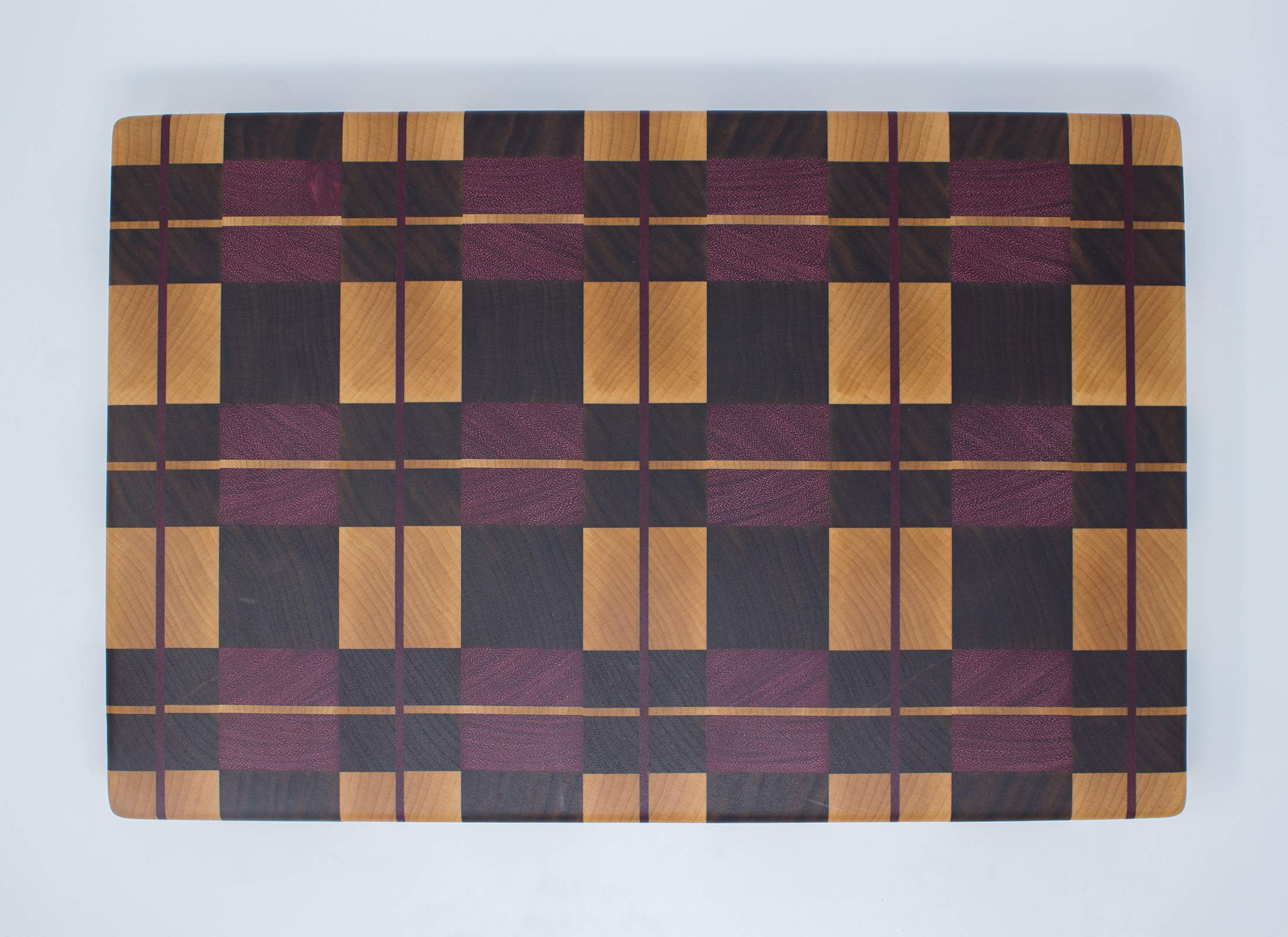 Premium Purpleheart Wood End Grain Cutting Board - Durable & Stylish for Kitchen, Charcuterie, and Serving - Perfect for Chefs & Home Cooks