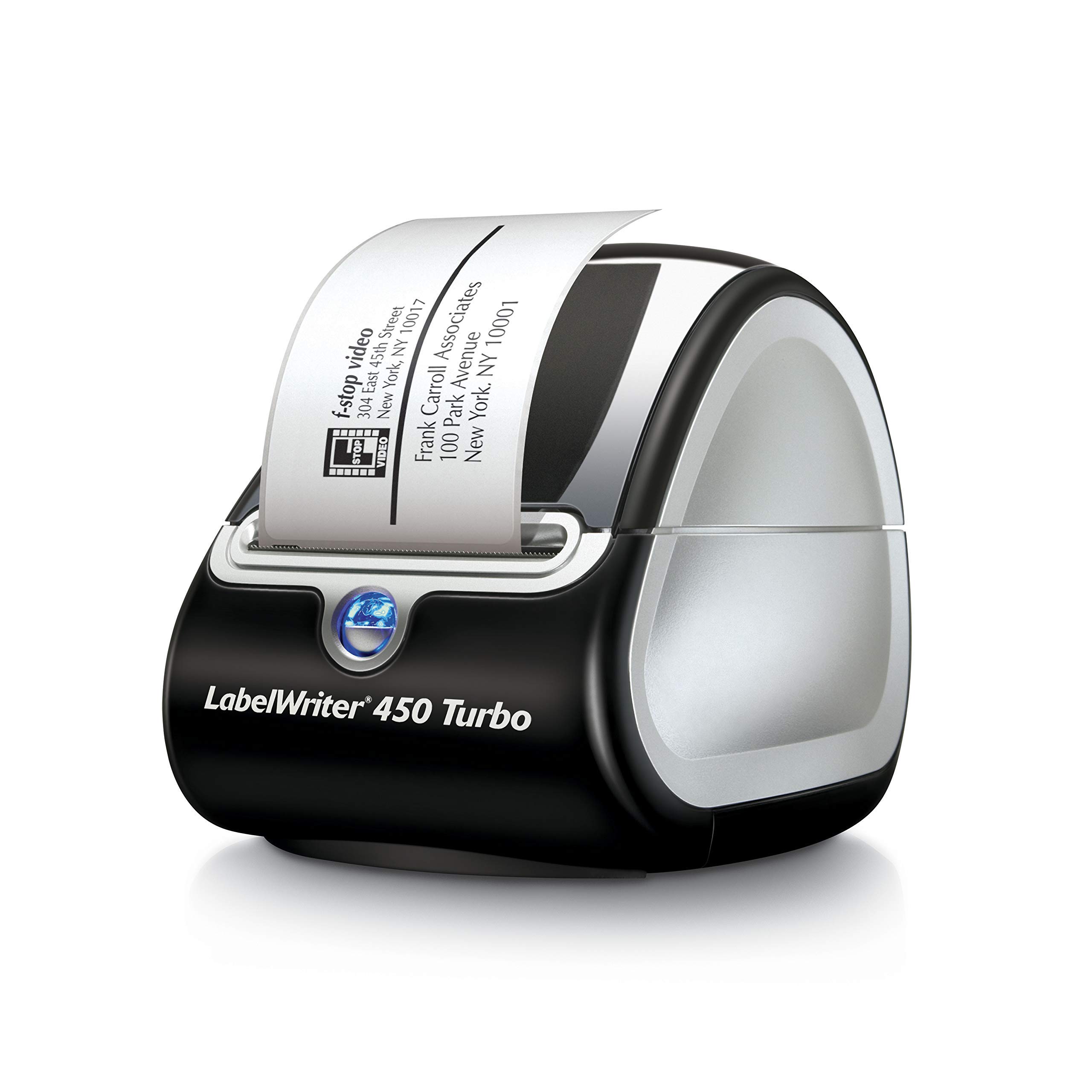 DYMO LabelWriter 450 Turbo Thermal Label Printer - Fast Printing for Shipping Labels, Barcodes & Mailing | Home & Office Organization | Perfect for Ecommerce, Small Business & Warehouse Use (Renewed)