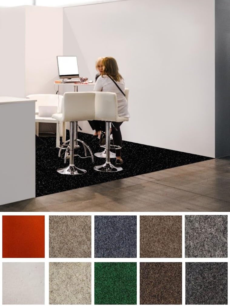 KOECKRITZ Soft Touch Indoor/Outdoor Area Rugs - Custom Sizes for Home, Office & Trade Shows | Machine Washable & Durable Floor Covering for Living Room, Patio & Commercial Displays