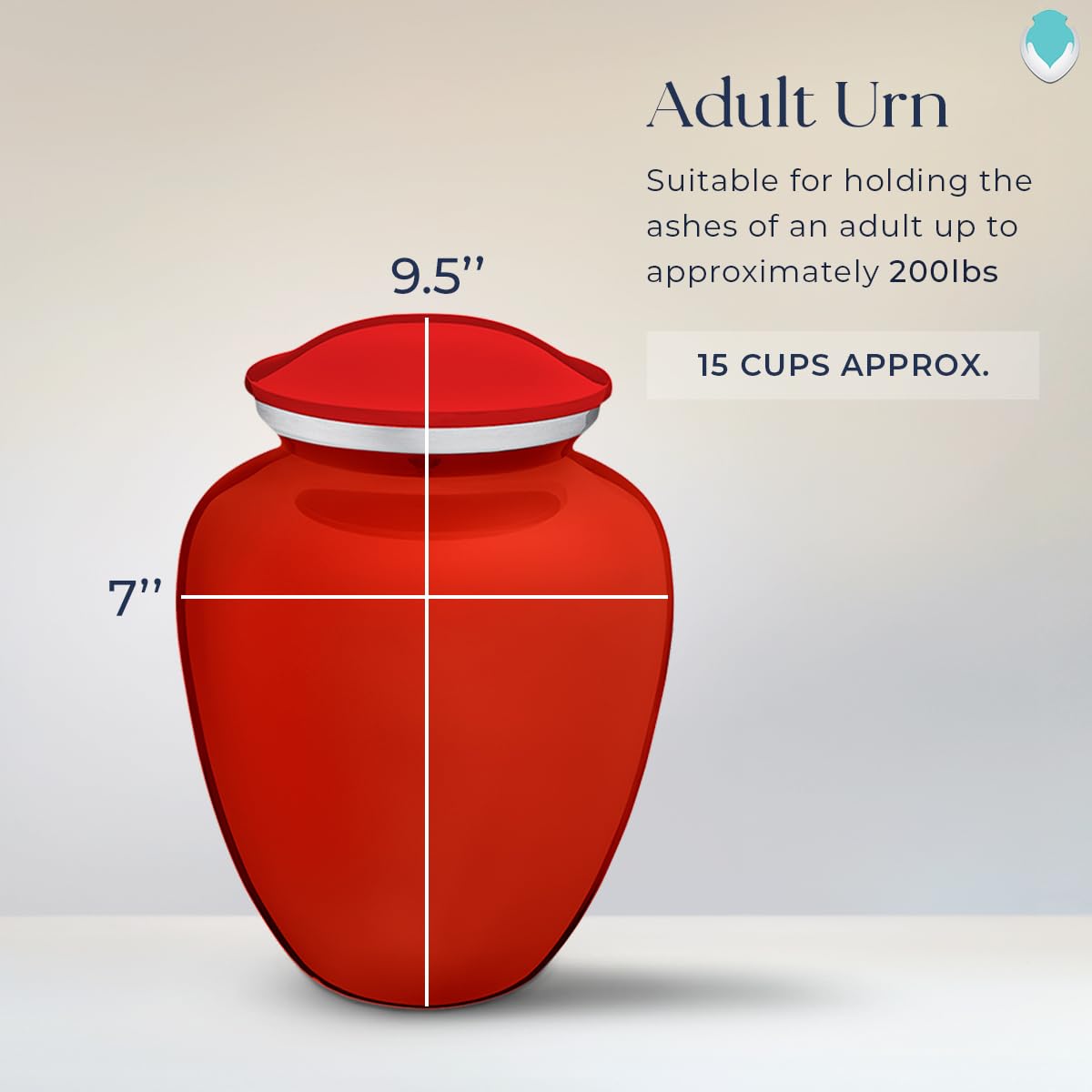 Personalized Dolphin Cremation Urns for Ashes - Large Bright Red Funeral Urn for Adults with Double-Side Engraving (Holds 200 lbs) - Memorial Keepsake for Loved Ones | Perfect for Home Display, Funeral Services & Memorial Ceremonies