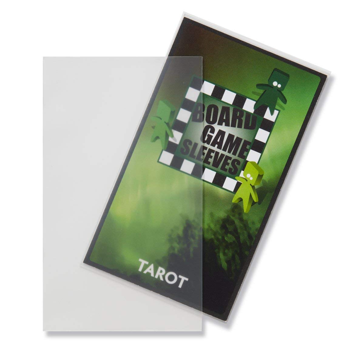 10 Packs Arcane Tinmen Non-Glare Board Game Sleeves - 50 Count Tarot Size Card Protectors with Display Case | Perfect for Magic: The Gathering, Yu-Gi-Oh, and Collectible Card Games
