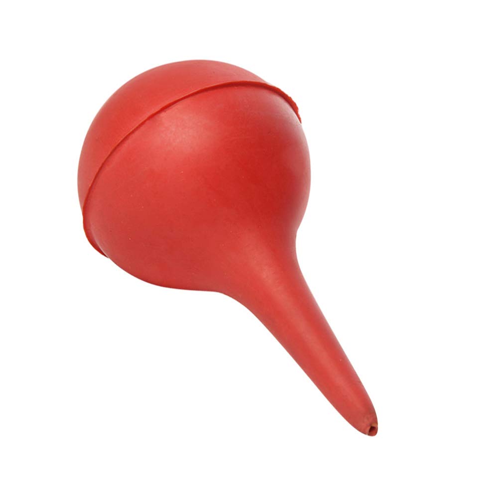 EXCEART 60ml Vacuum Ear Syringe for Kids & Adults - Hand Bulb Ear Washing Kit with Rubber Squeeze Bulb - Safe Ear Wax Removal Tool for Home Use (Red) - Perfect for Ear Cleaning, Wax Removal, and Hygiene Maintenance