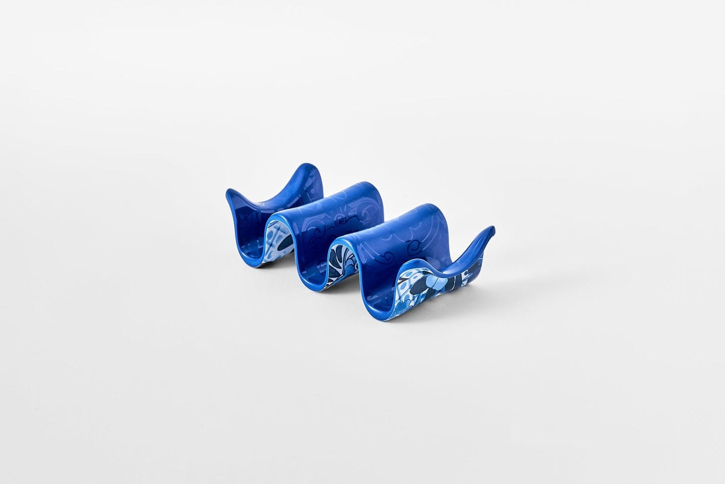 Premium Taco Holder Set - Blue & Yellow Stand for Multiple Tacos | Perfect for Taco Tuesday, Parties & Family Gatherings