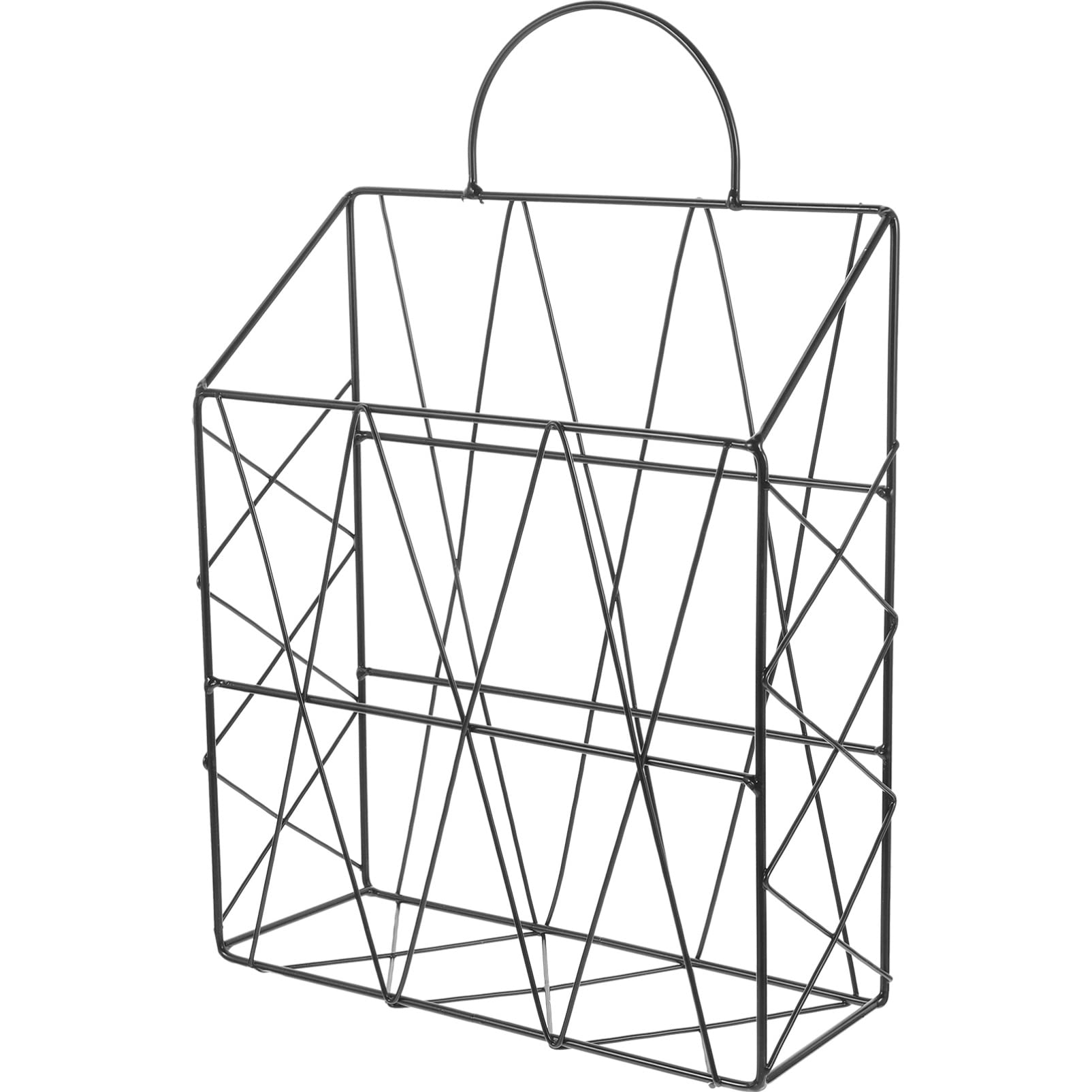 Artibetter Wall Mount File Holder - Office Desk Organizer for Books, Magazines & Papers - Home & Office Use