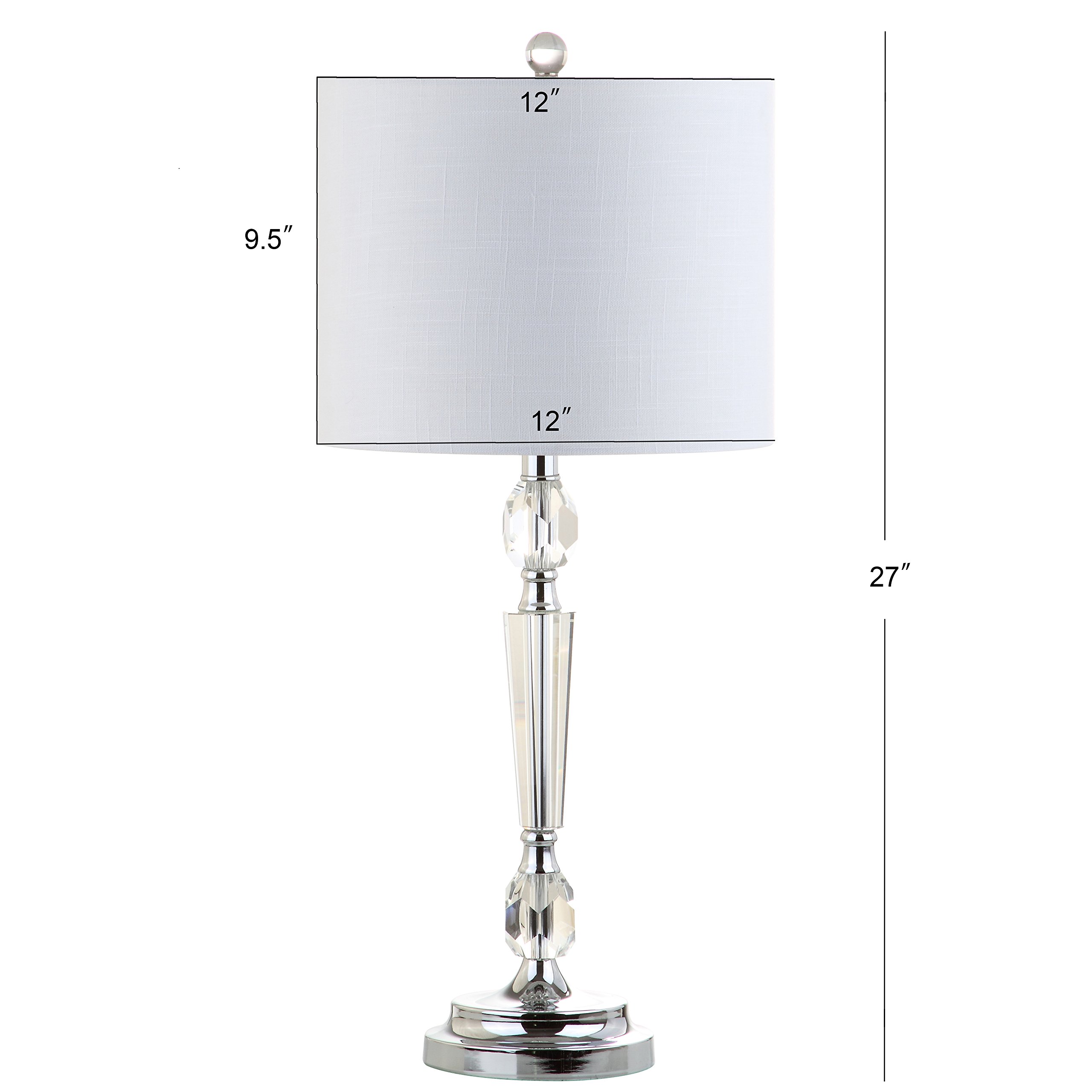 JONATHAN Y JYL2047A-SET2 Crystal LED Table Lamp Set of 2 - 27
