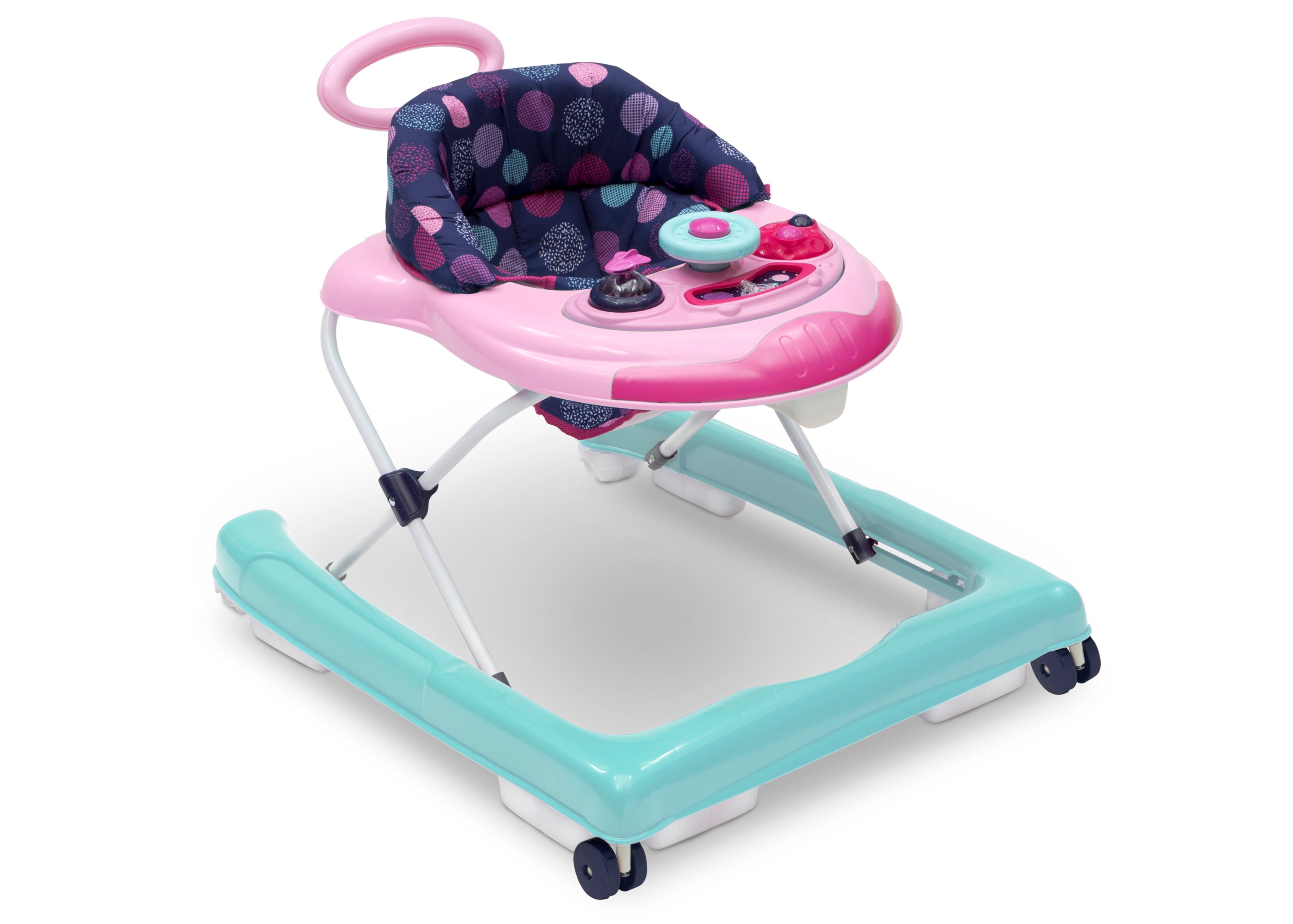 Big Steps 2-in-1 Baby Activity Walker & Learning Toy - First Steps Helper for Infants 6-12 Months - Indoor Play & Early Walking Support