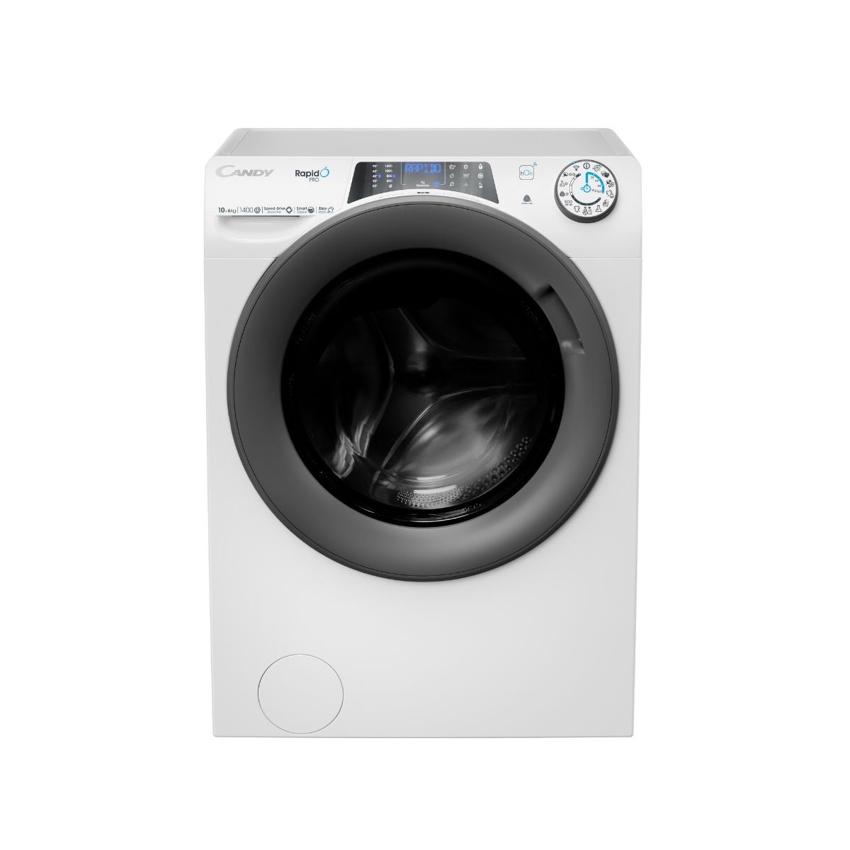 CANDY KingDing RPWD41066BWMR S 2-in-1 Front Load Washer and Dryer Combo (10kg/6kg, Smart Dispenser) - Perfect for Small Apartments & Energy-Efficient Laundry