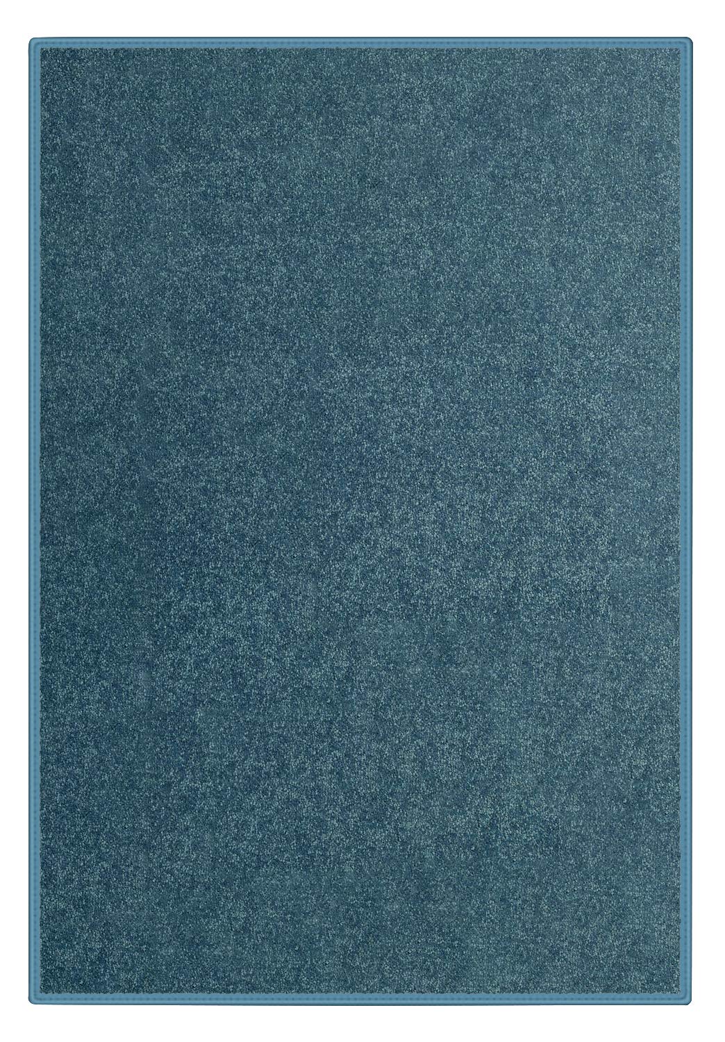 Caribbean Ocean Teal Blue Area Rug - 30 oz. ½