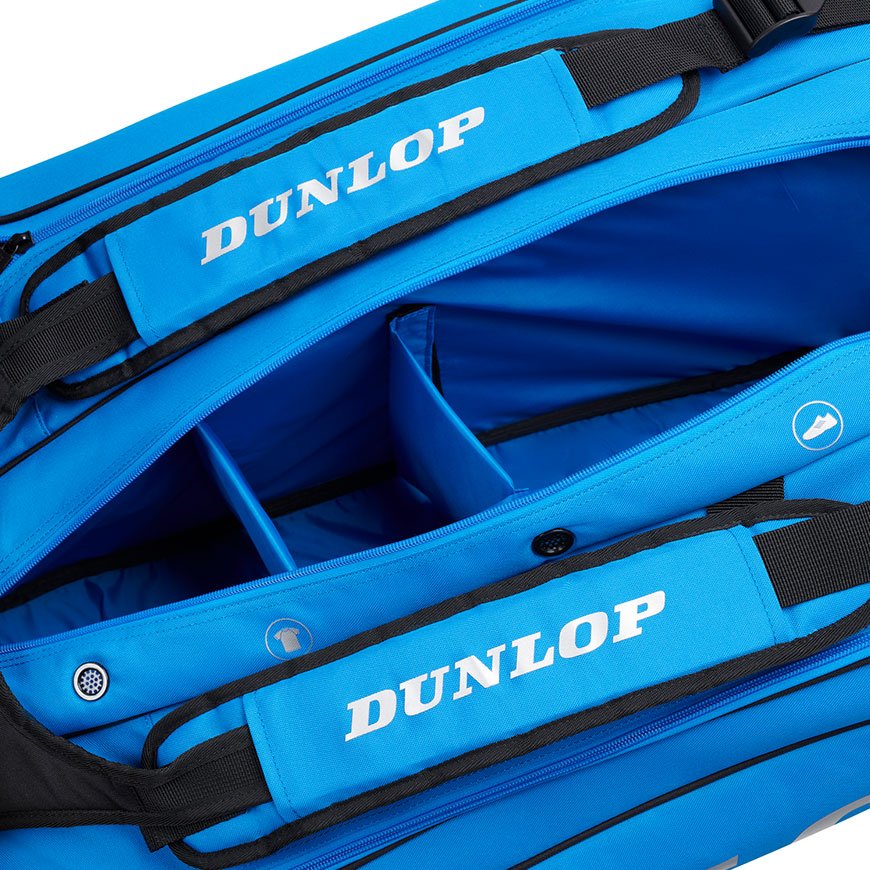 Dunlop FX Performance 12 Racquet Tennis Bag - Premium Tennis Gear for Players & Coaches - Perfect for Tournaments, Practice & Travel